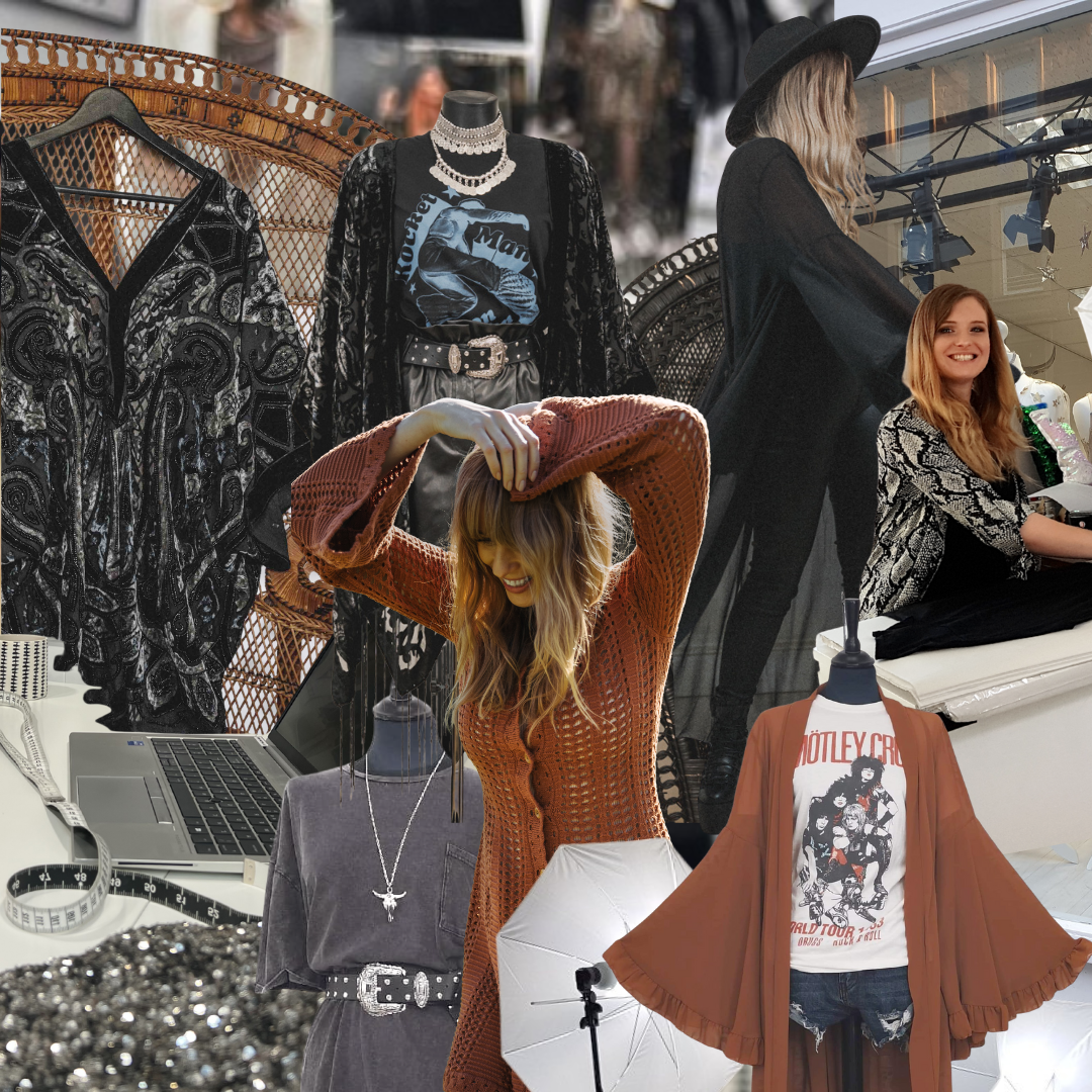 Little Lies collage of images used for cover image of boutique to brand blog post.