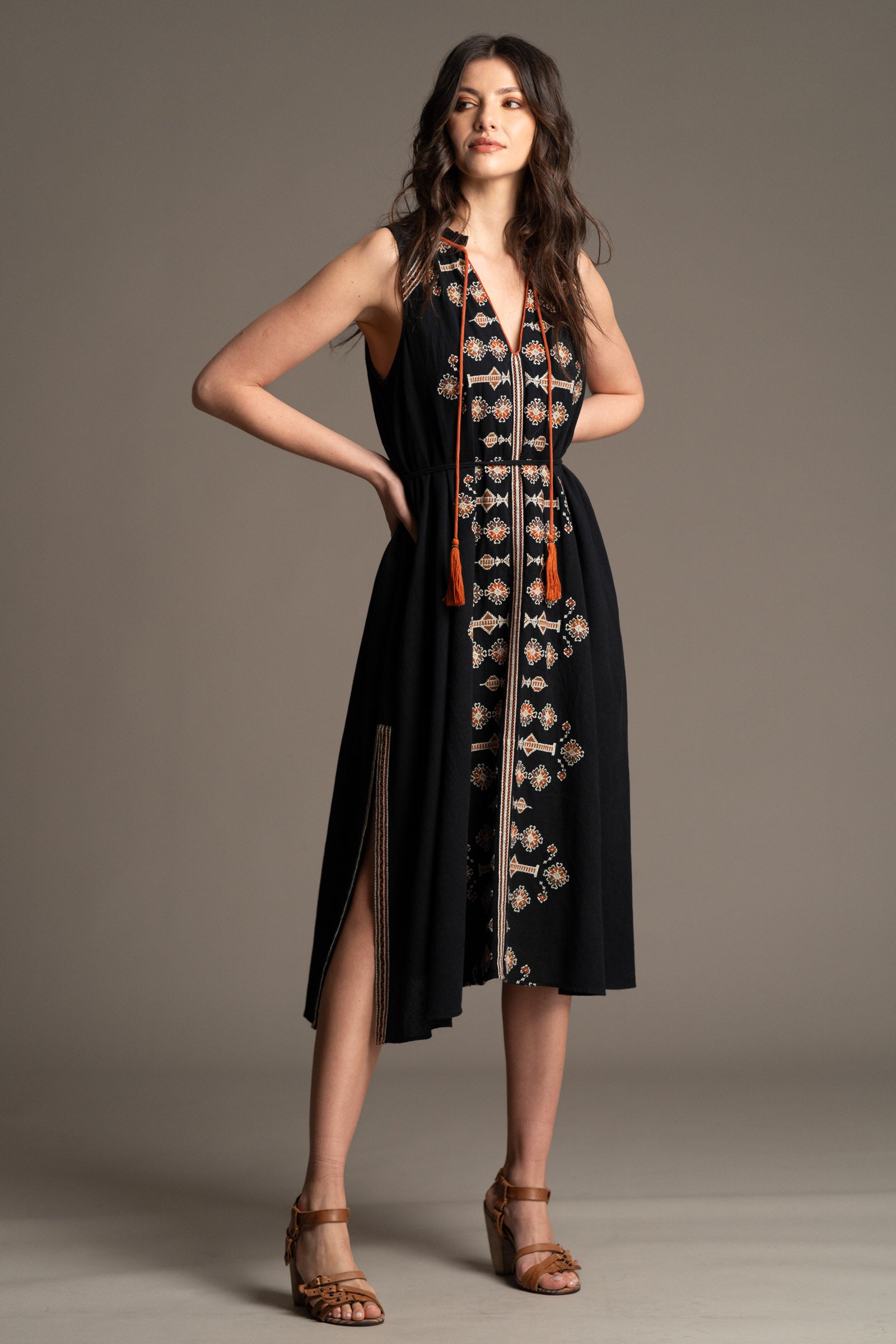Anita Embroidered Dress
