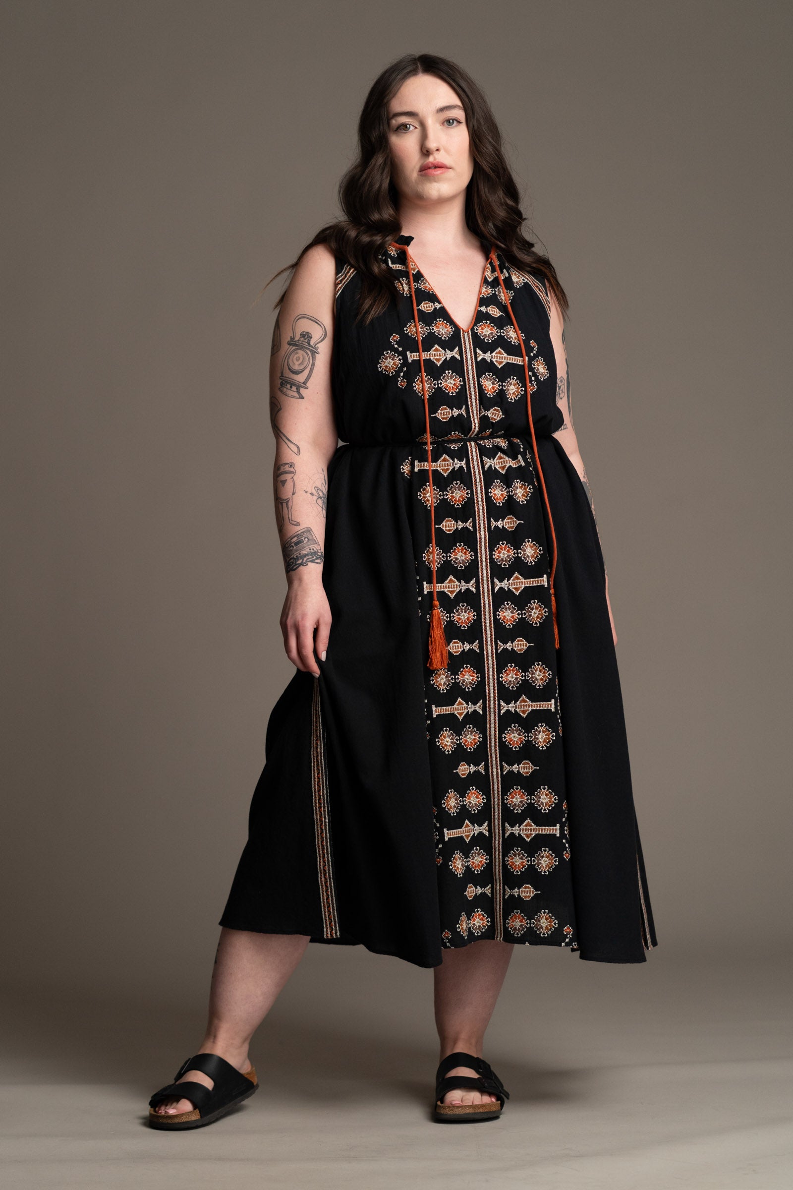 Anita Embroidered Dress