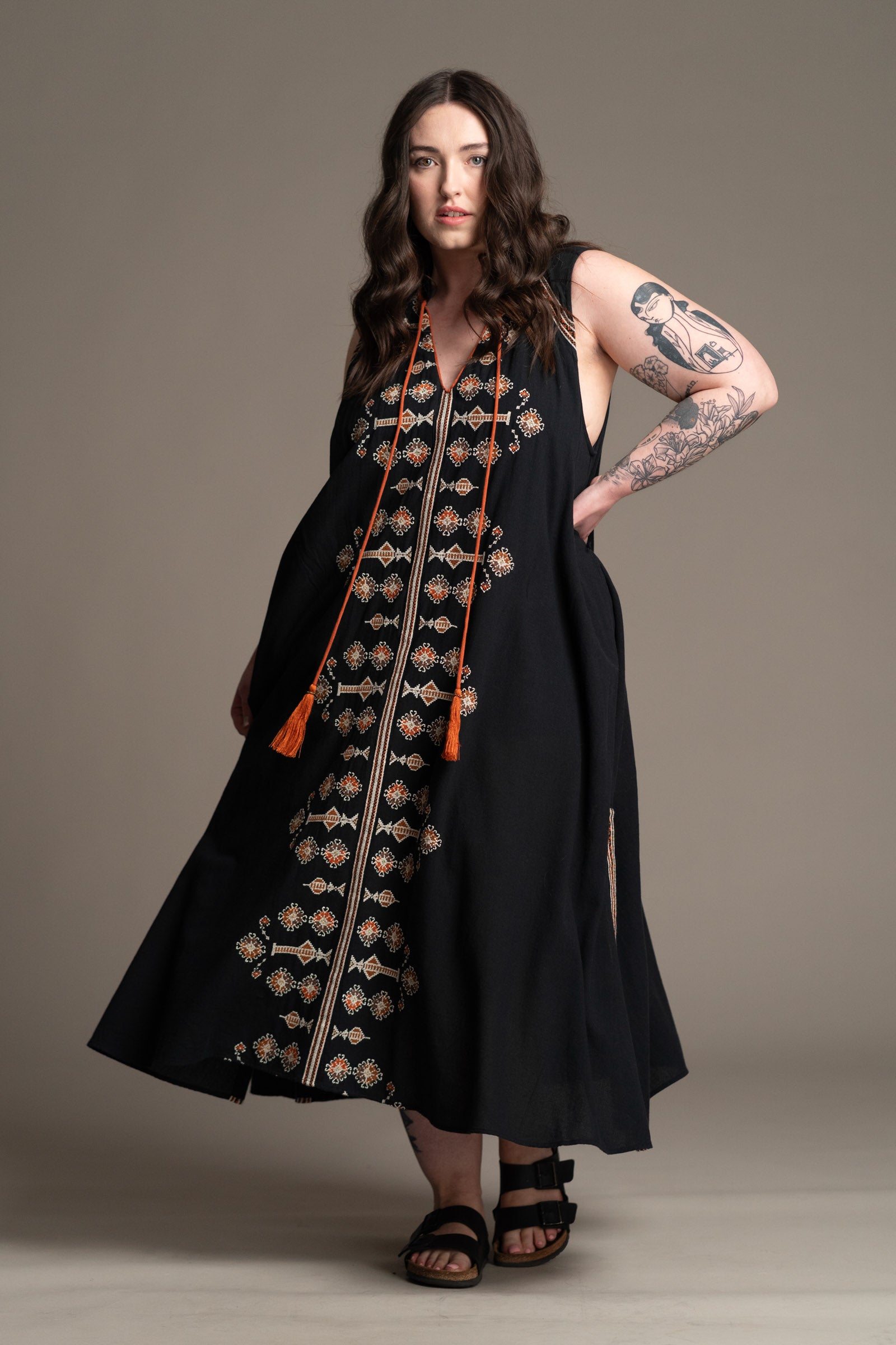 Anita Embroidered Dress