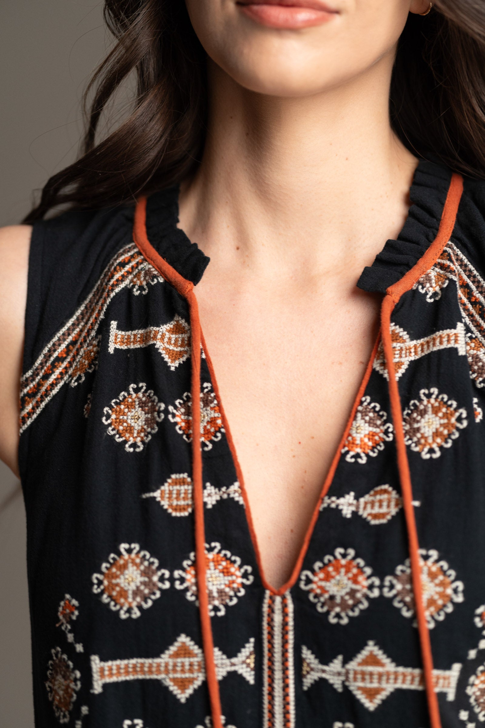Anita Embroidered Dress