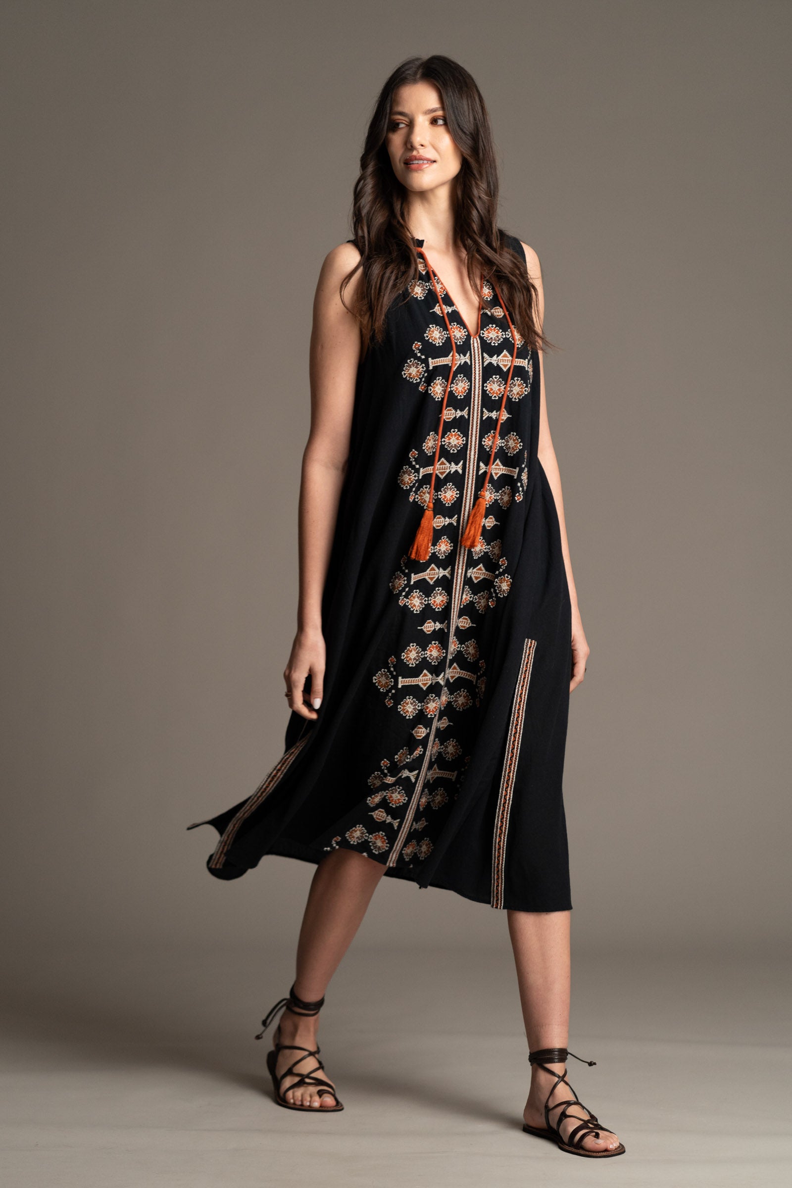 Anita Embroidered Dress