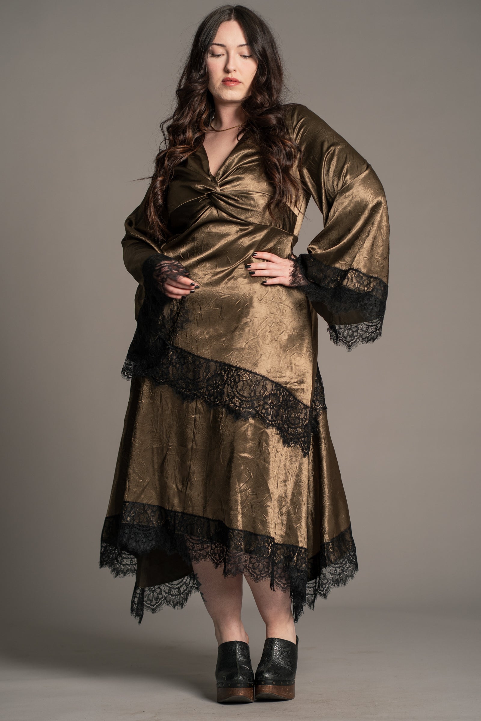 Arabella Satin Maxi Dress