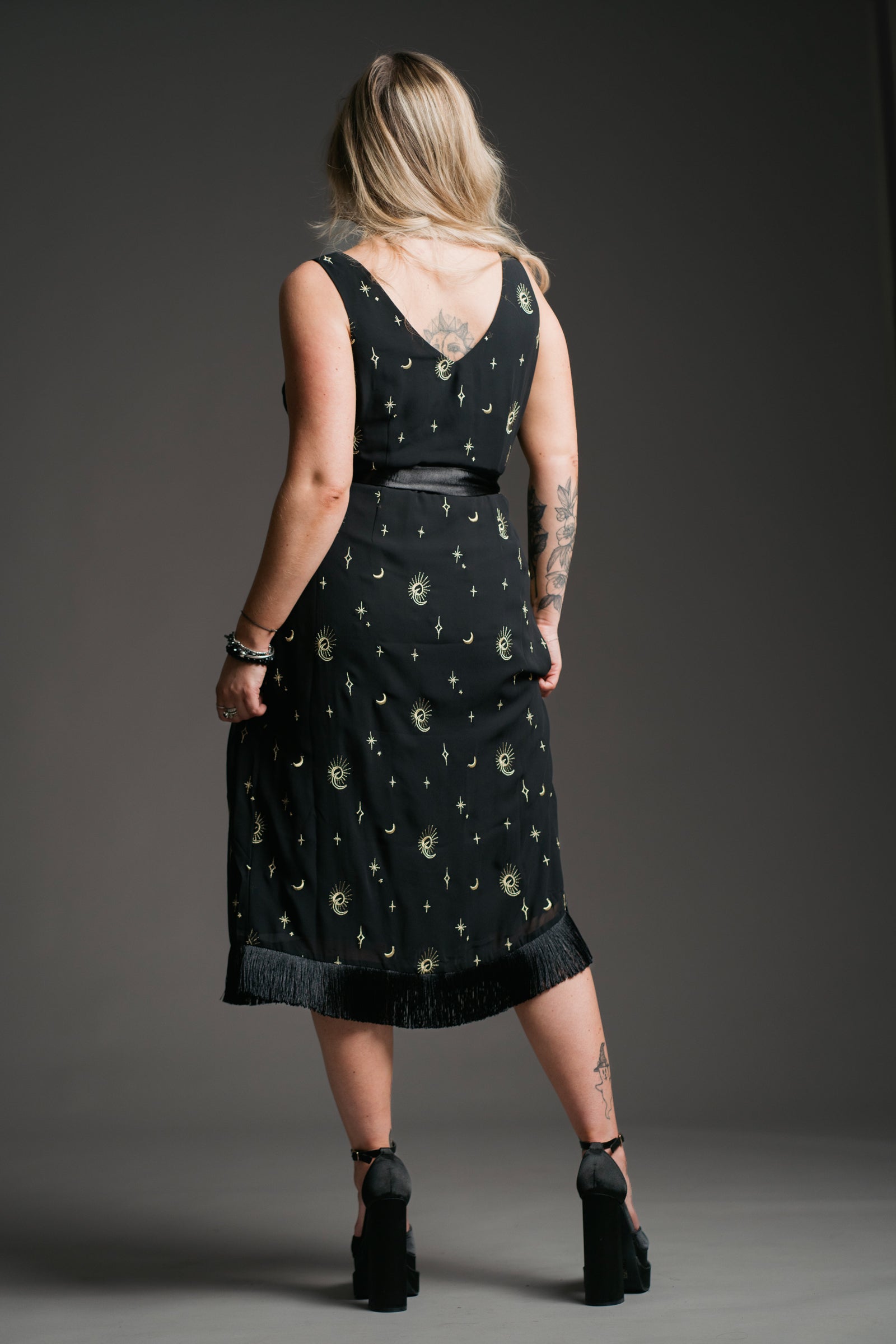 Aurora Celestial Wrap Dress