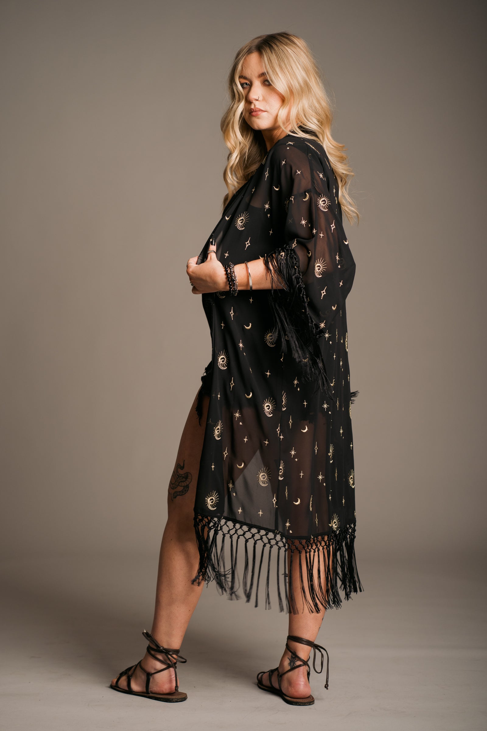 Aurora Celestial Kimono