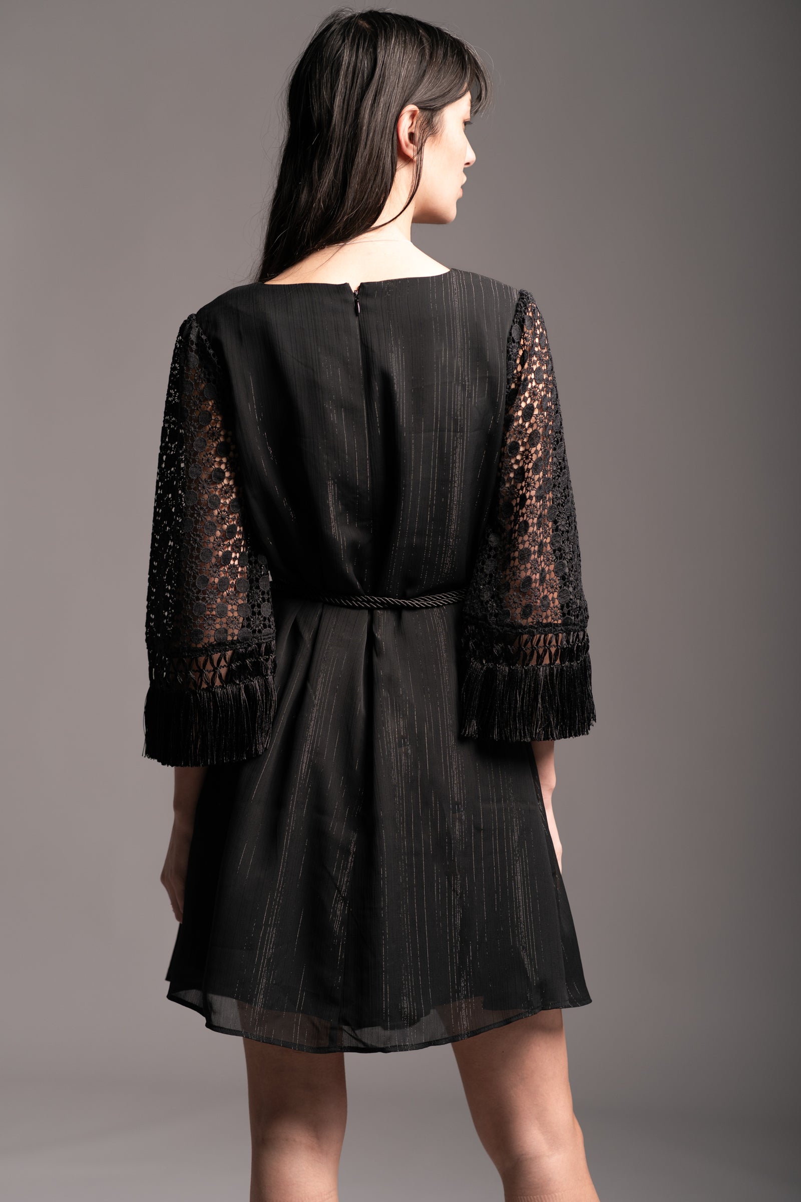 Bella Donna Black Mini Dress