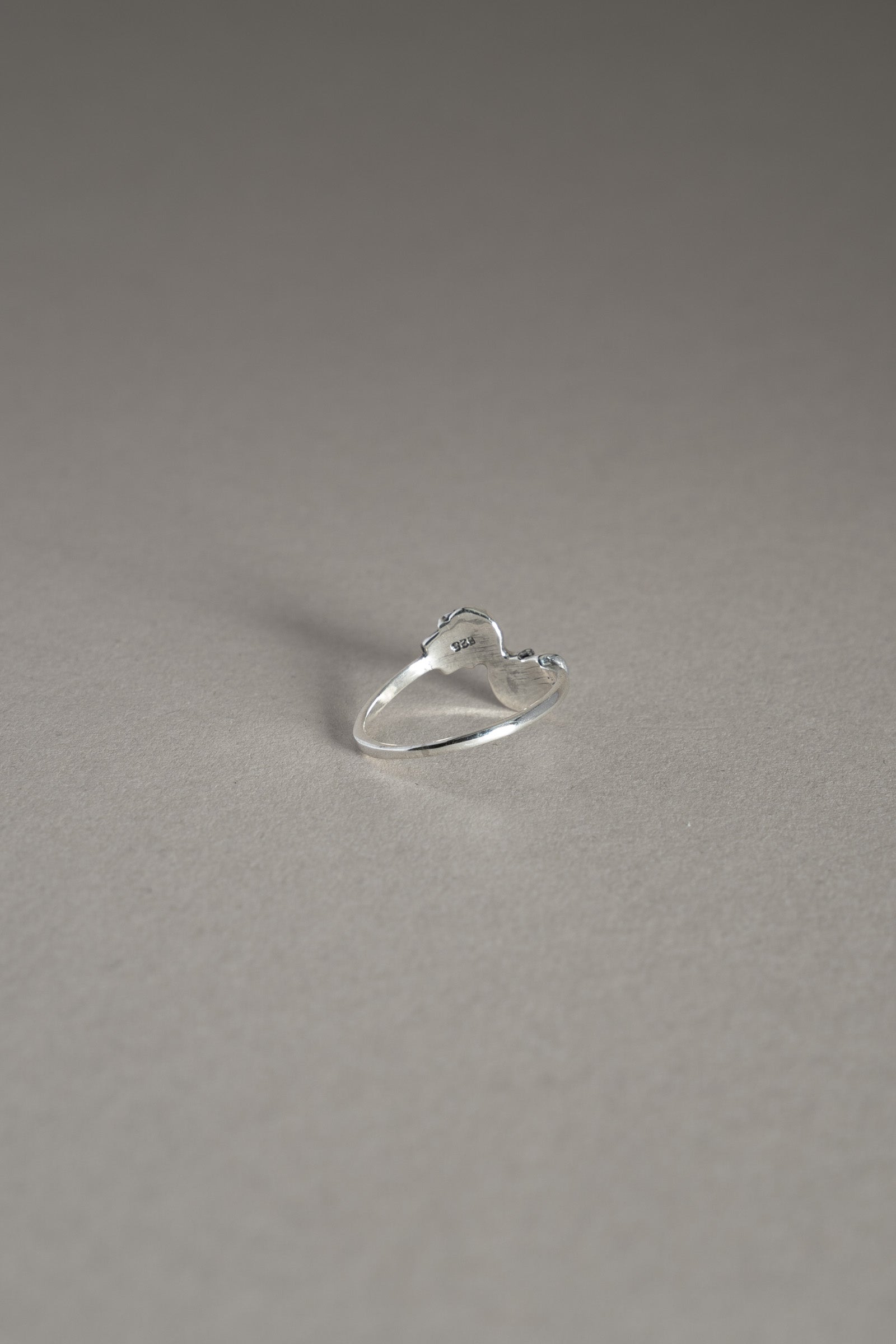 Sterling Silver Double Skull Ring