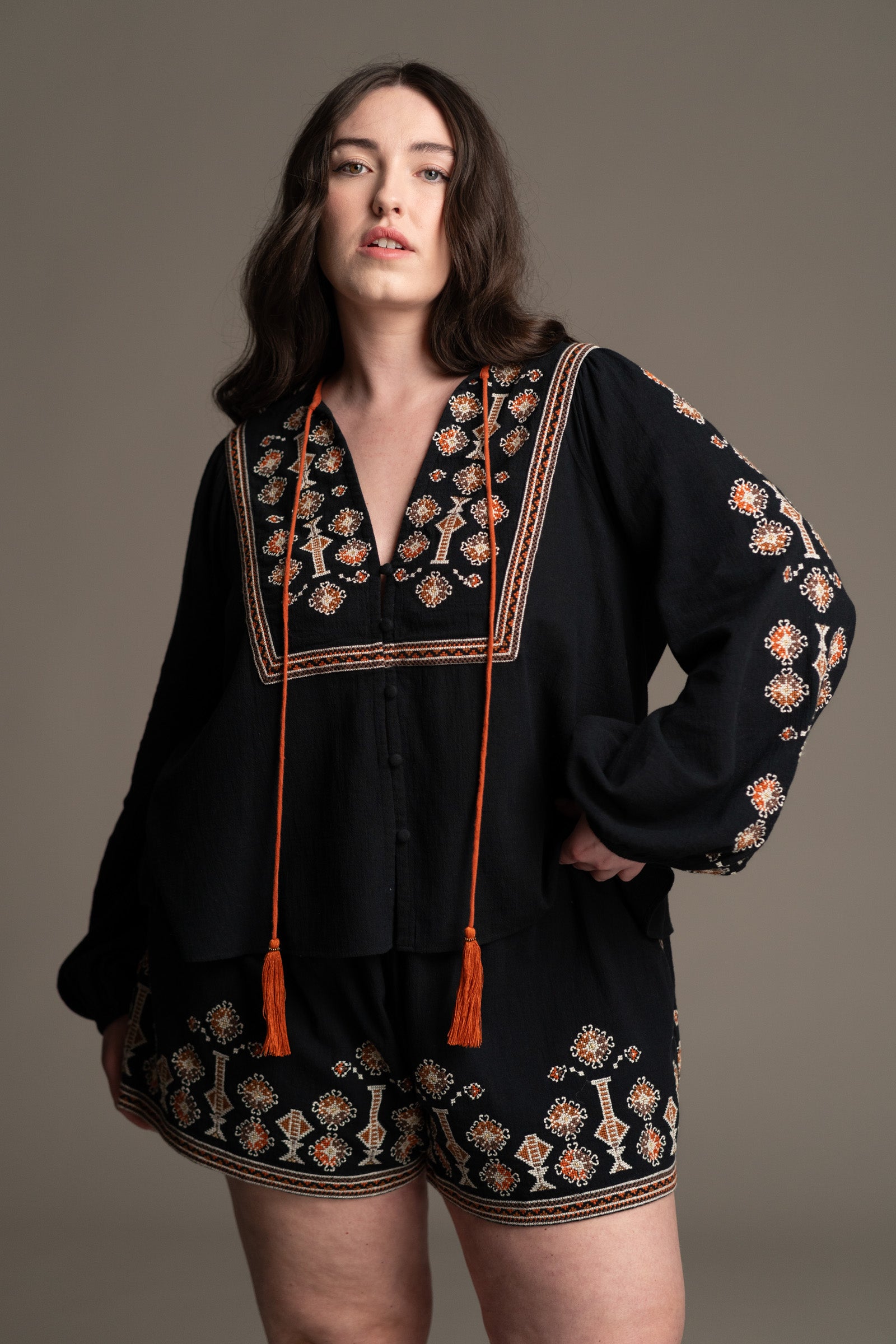Anita Embroidered Top