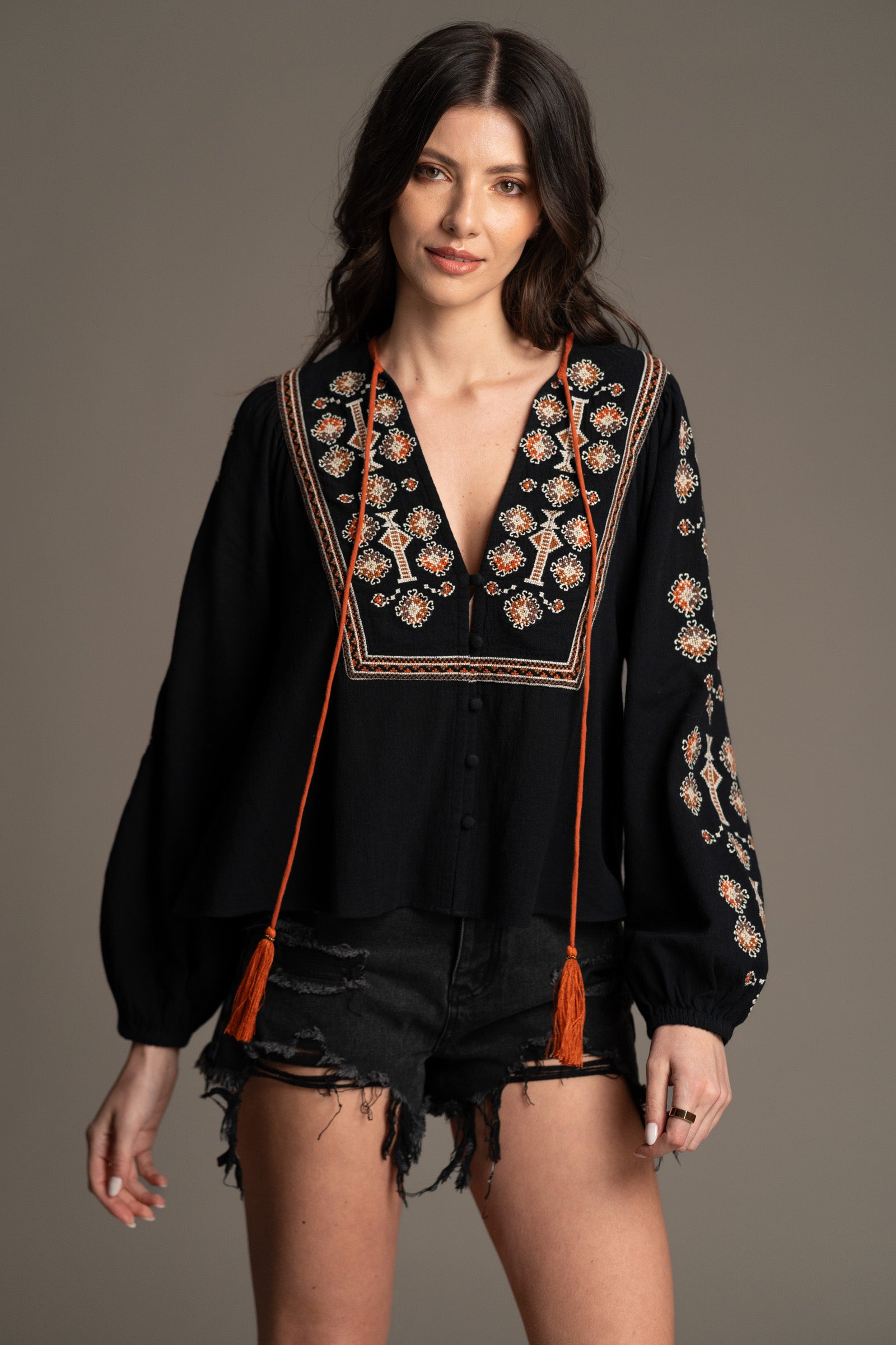 Anita Embroidered Top