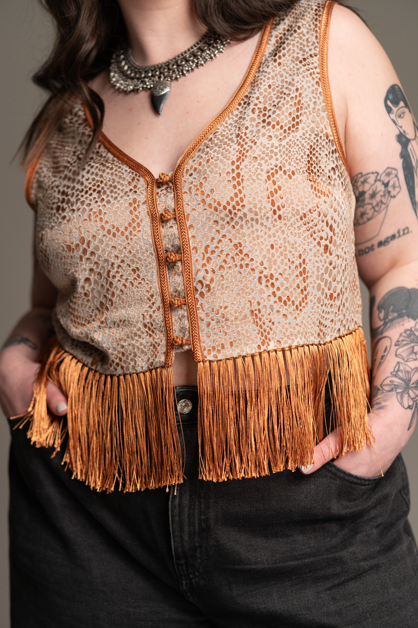 Kasbah Fringed Top