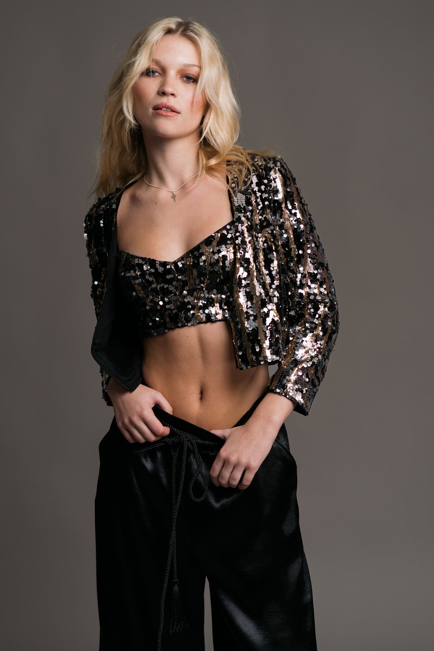 Metal Guru Sequin Bralette