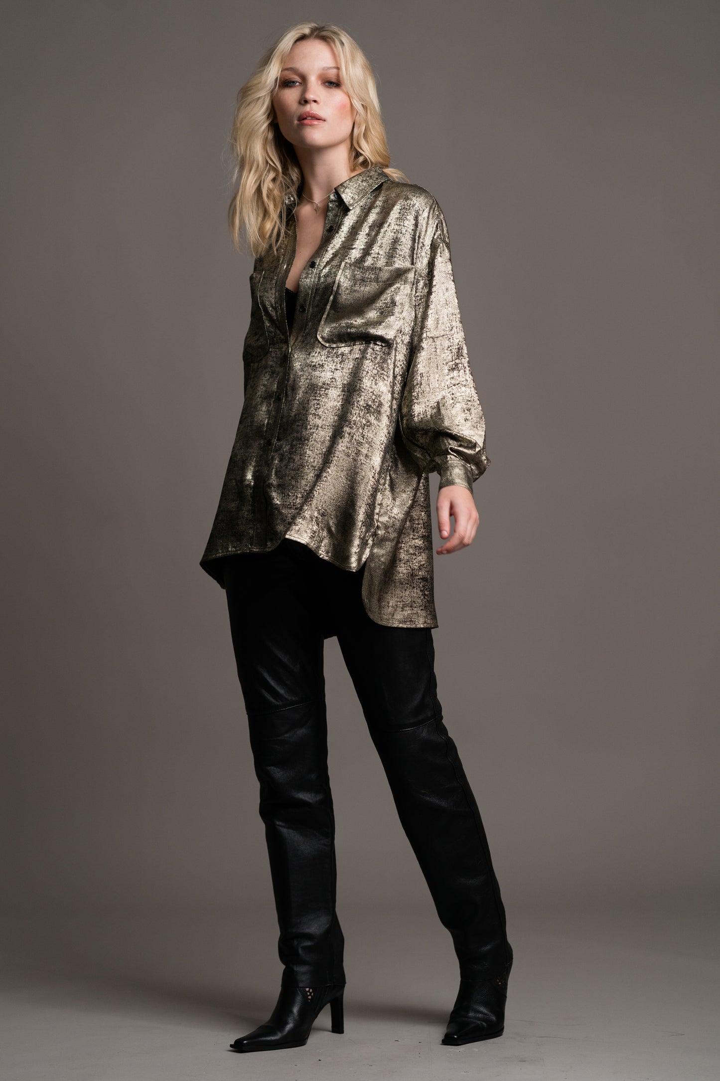 Luna Metallic Shirt