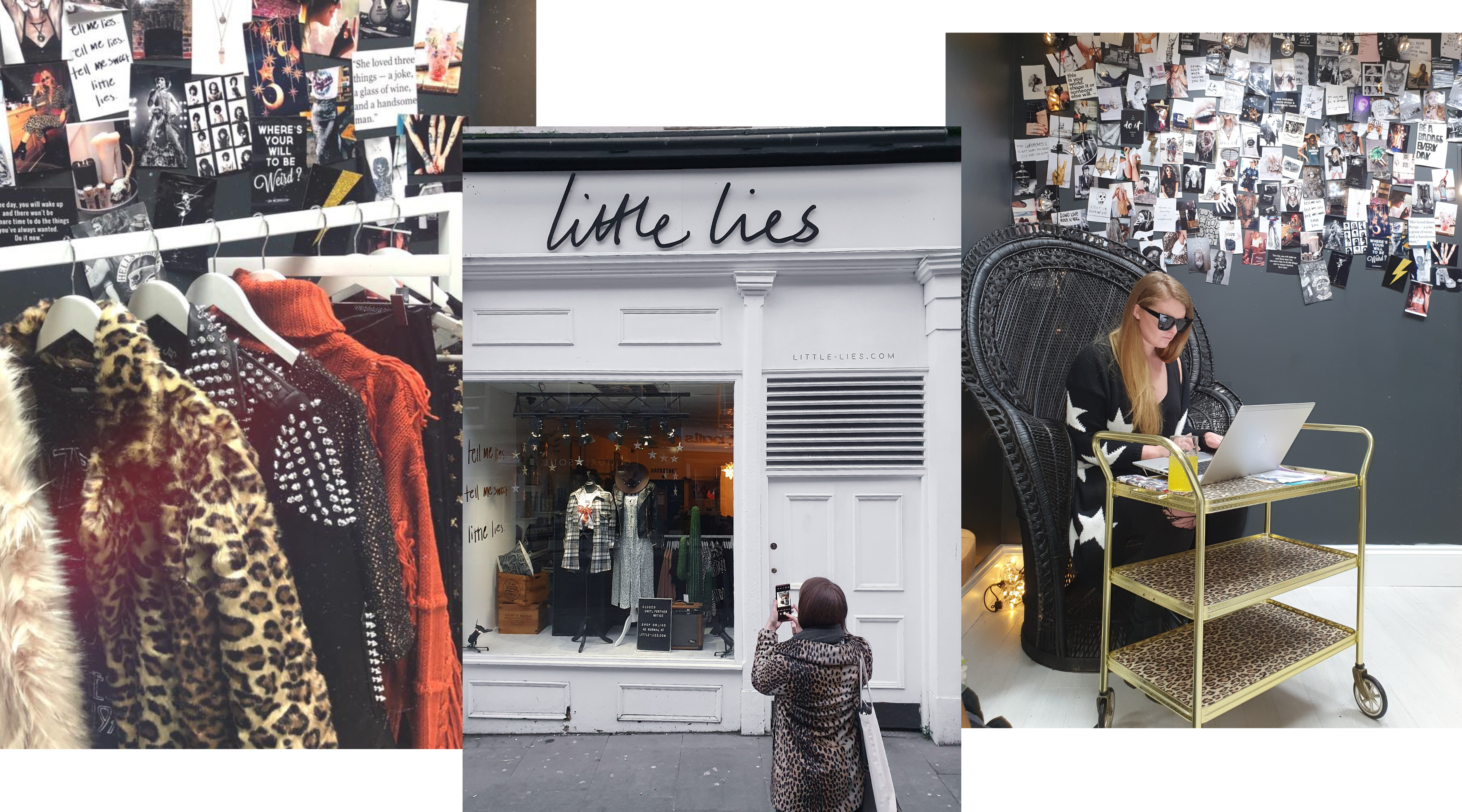 Bricks and Mortar Dundee store, Clothes Rails and Jade. Little Lies Boutique to Exclusive Own Brand Journey, 10 Years of Little Lies.