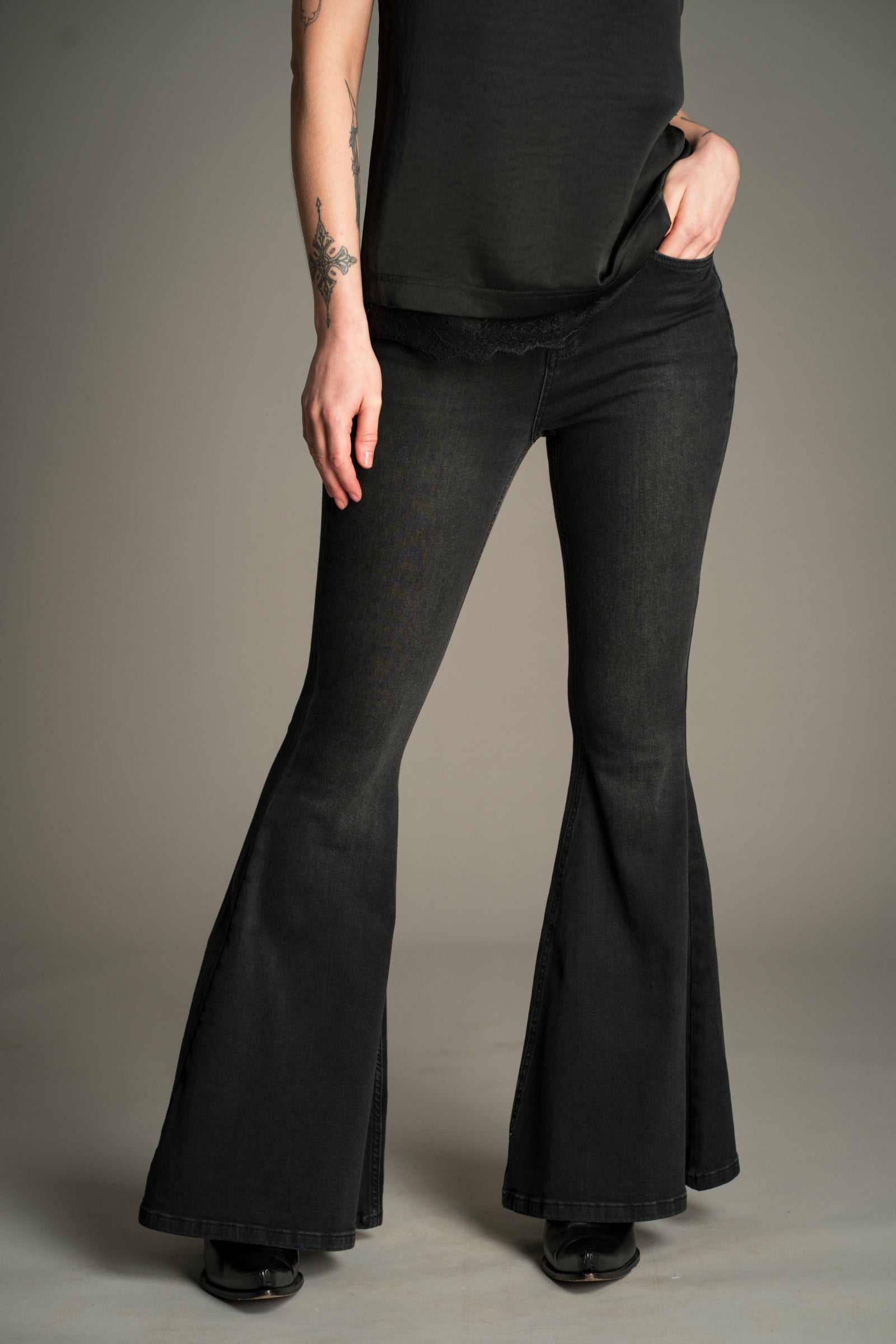 Hendrix Denim Flares | Little Lies
