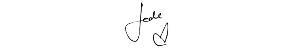 Jade's handwritten signature