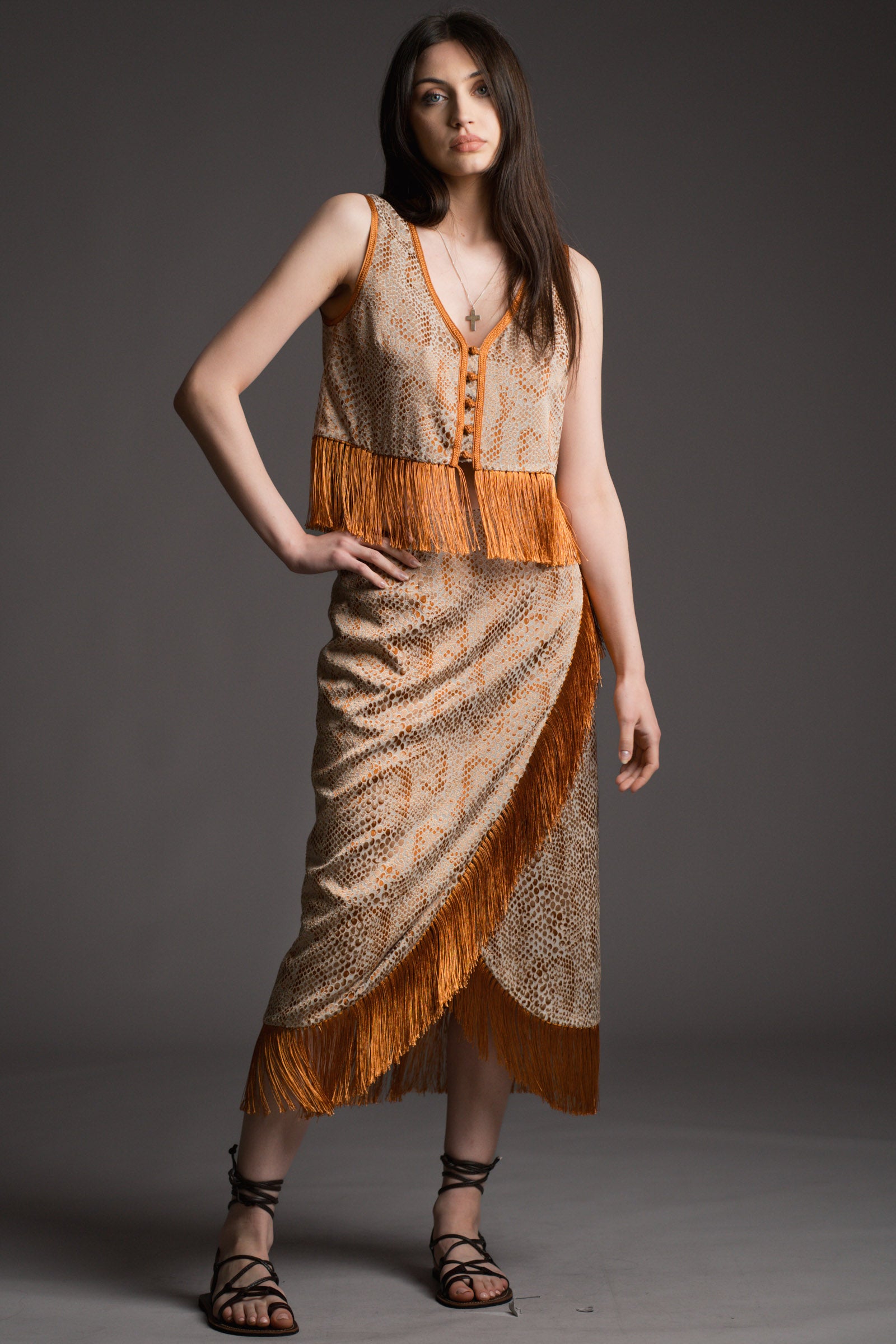 Kasbah Fringed Top