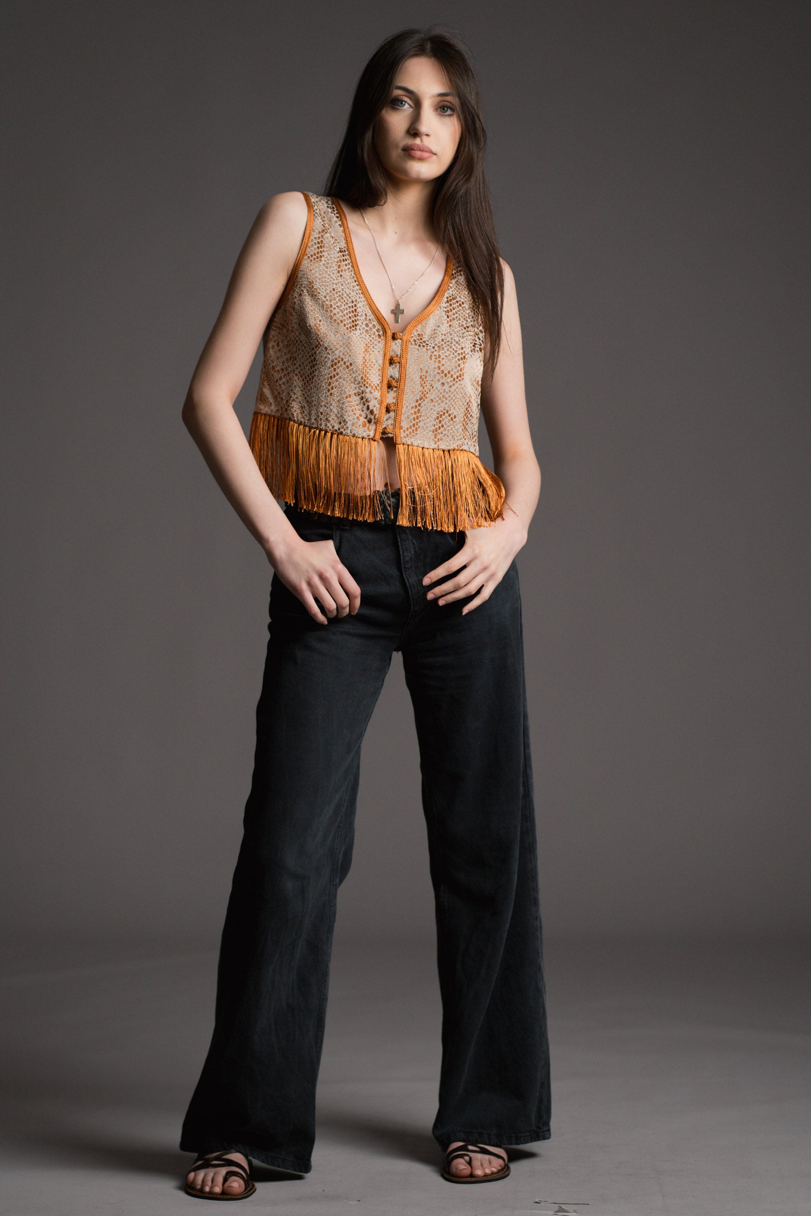 Kasbah Fringed Top