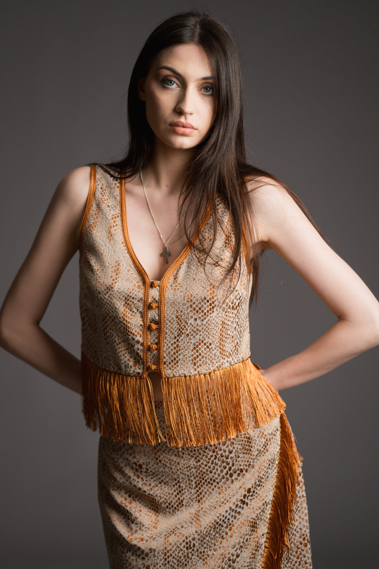 Kasbah Fringed Top