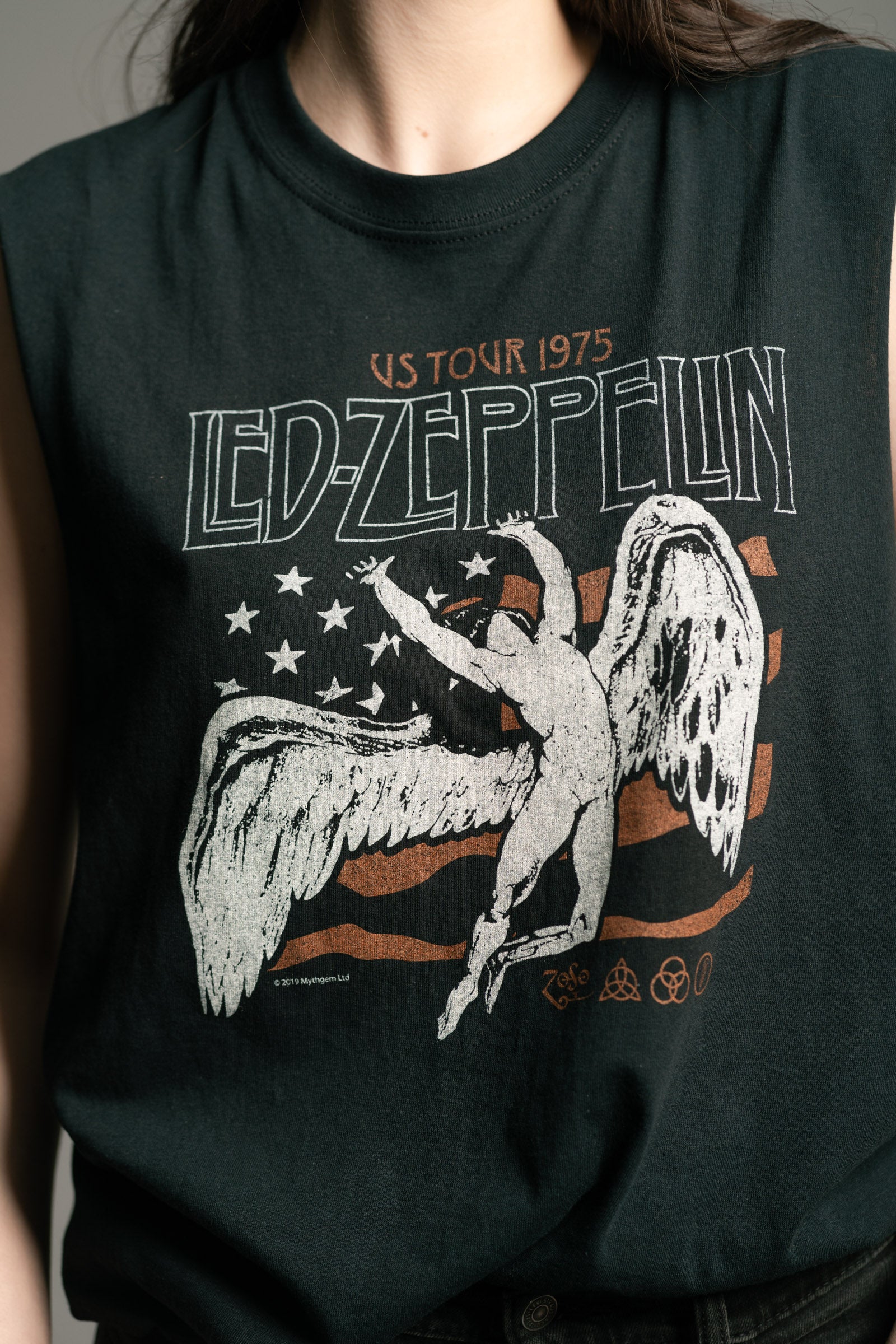 Led Zeppelin 1975 Band Vest