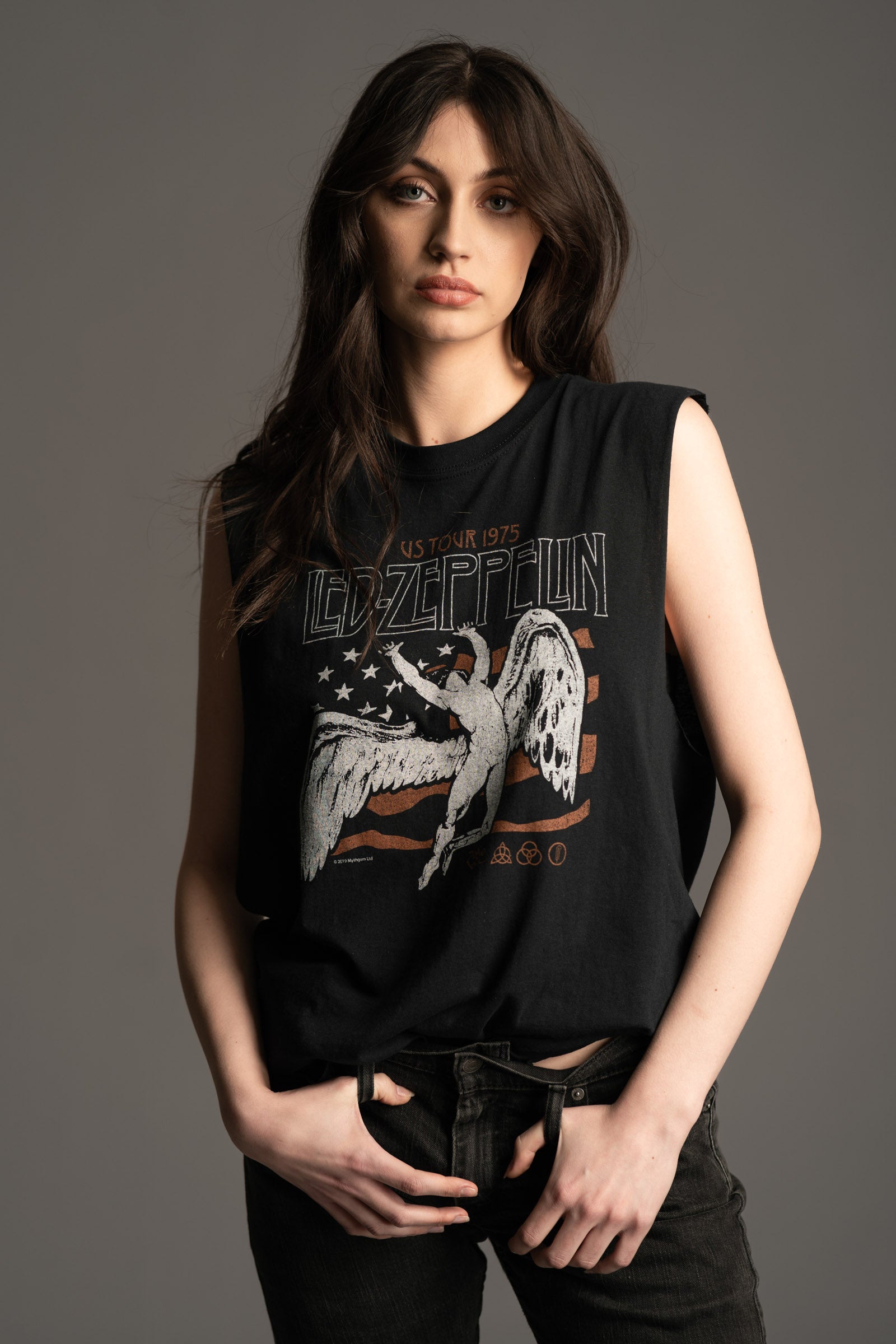 Led Zeppelin 1975 Band Vest