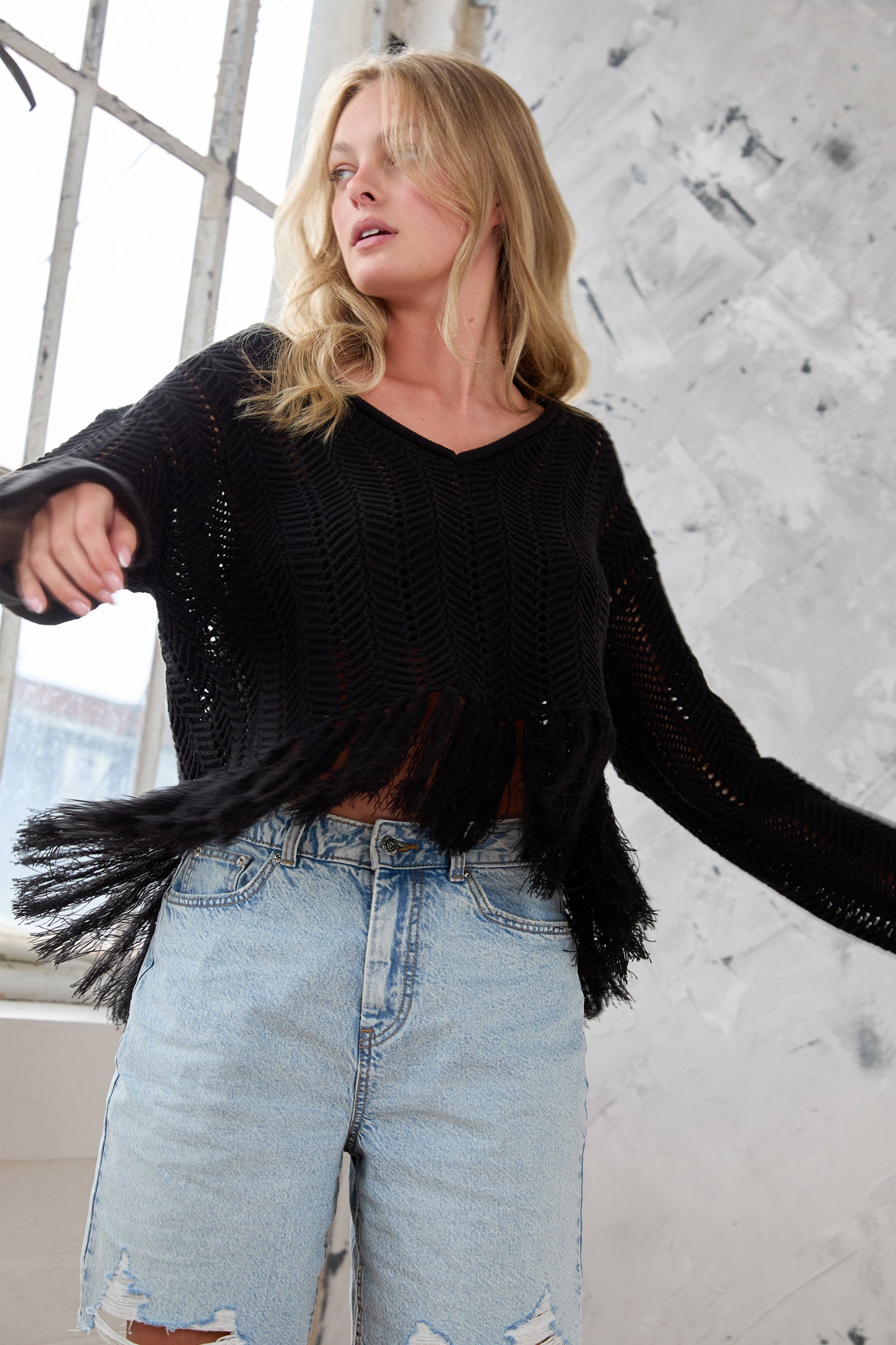 Whole Lotta Love Tassel Knit