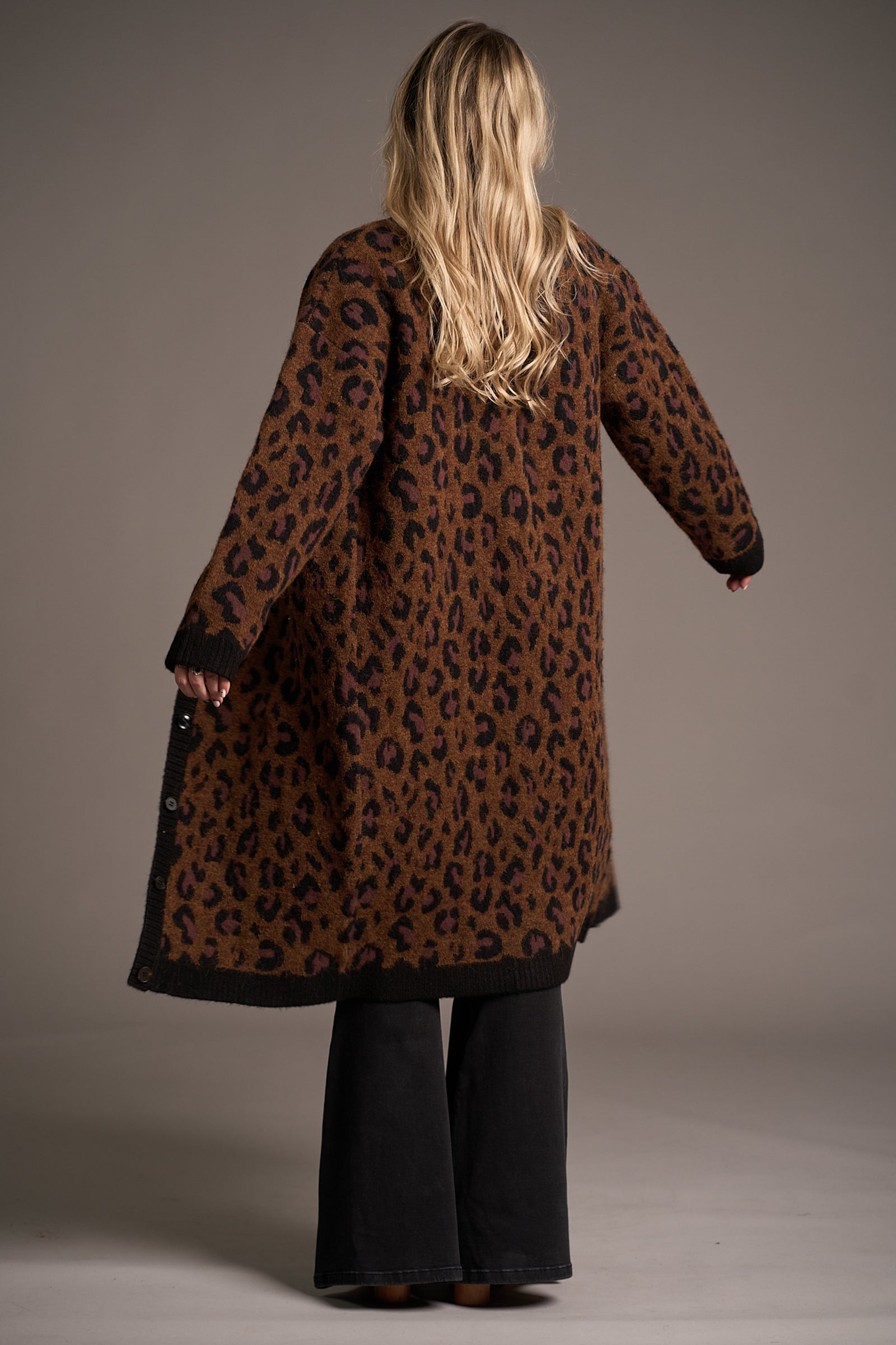 Love Bites Leopard Knit Cardigan