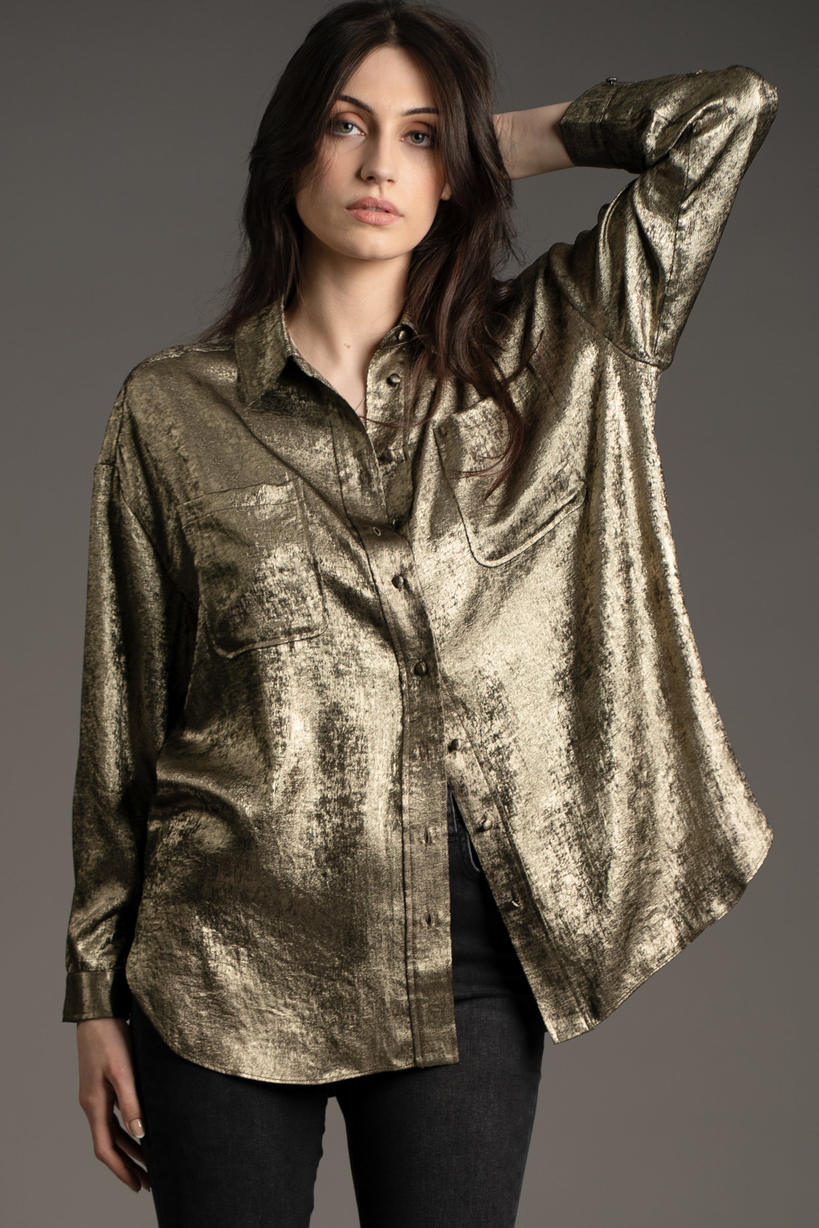 Luna Metallic Shirt