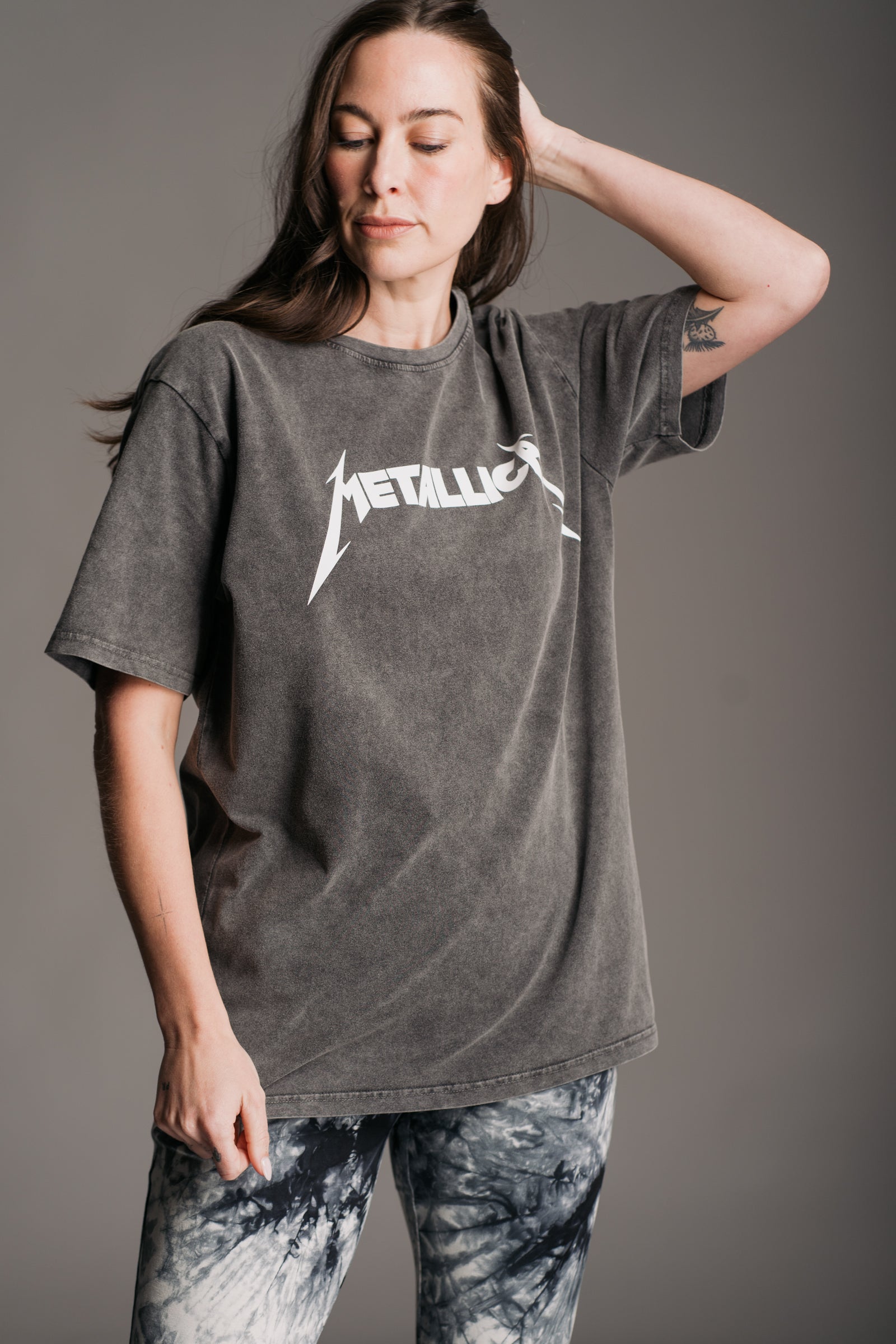 Metallica Acid Wash Band Tee