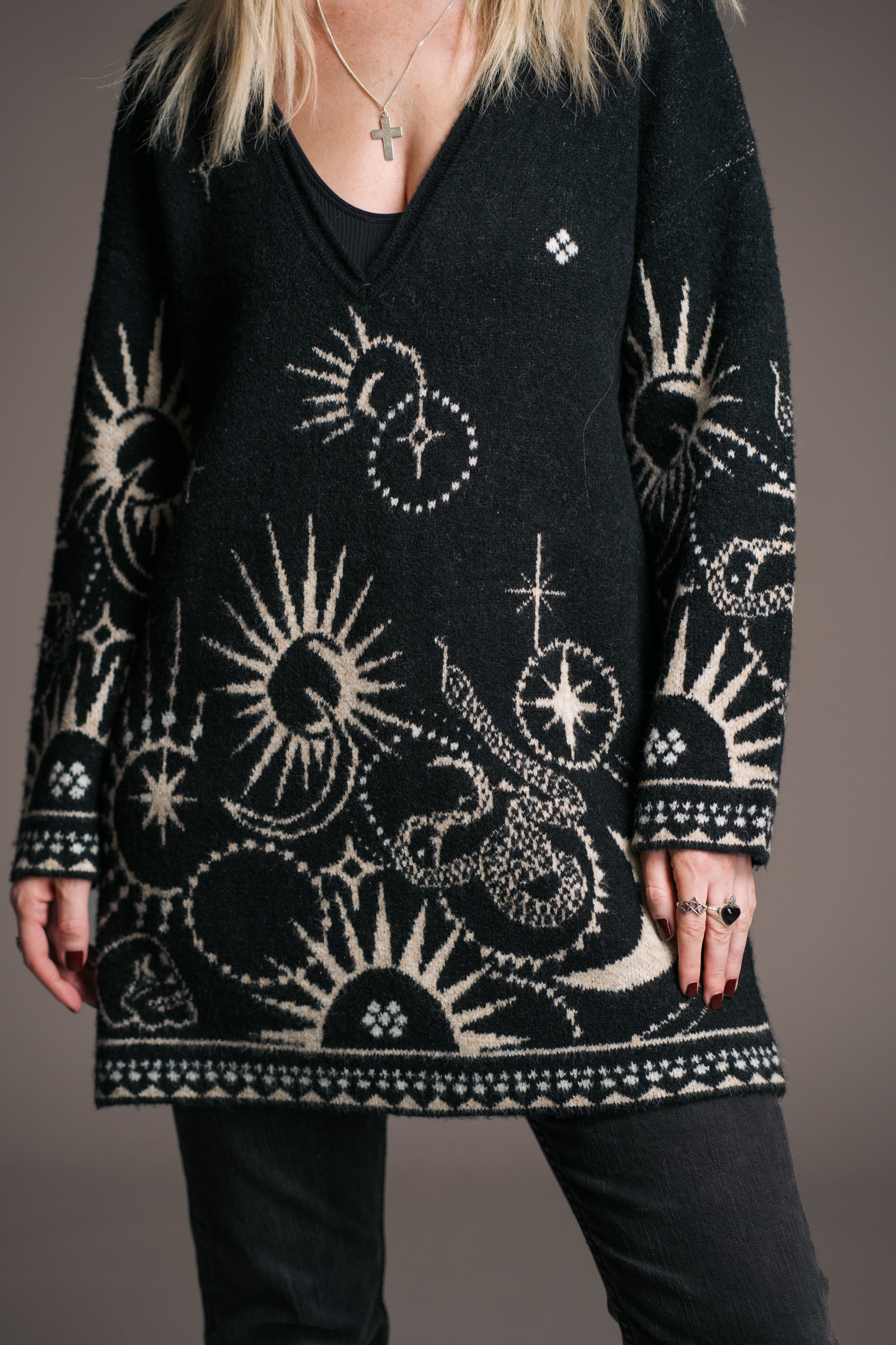 Midnight Tattoo Knit