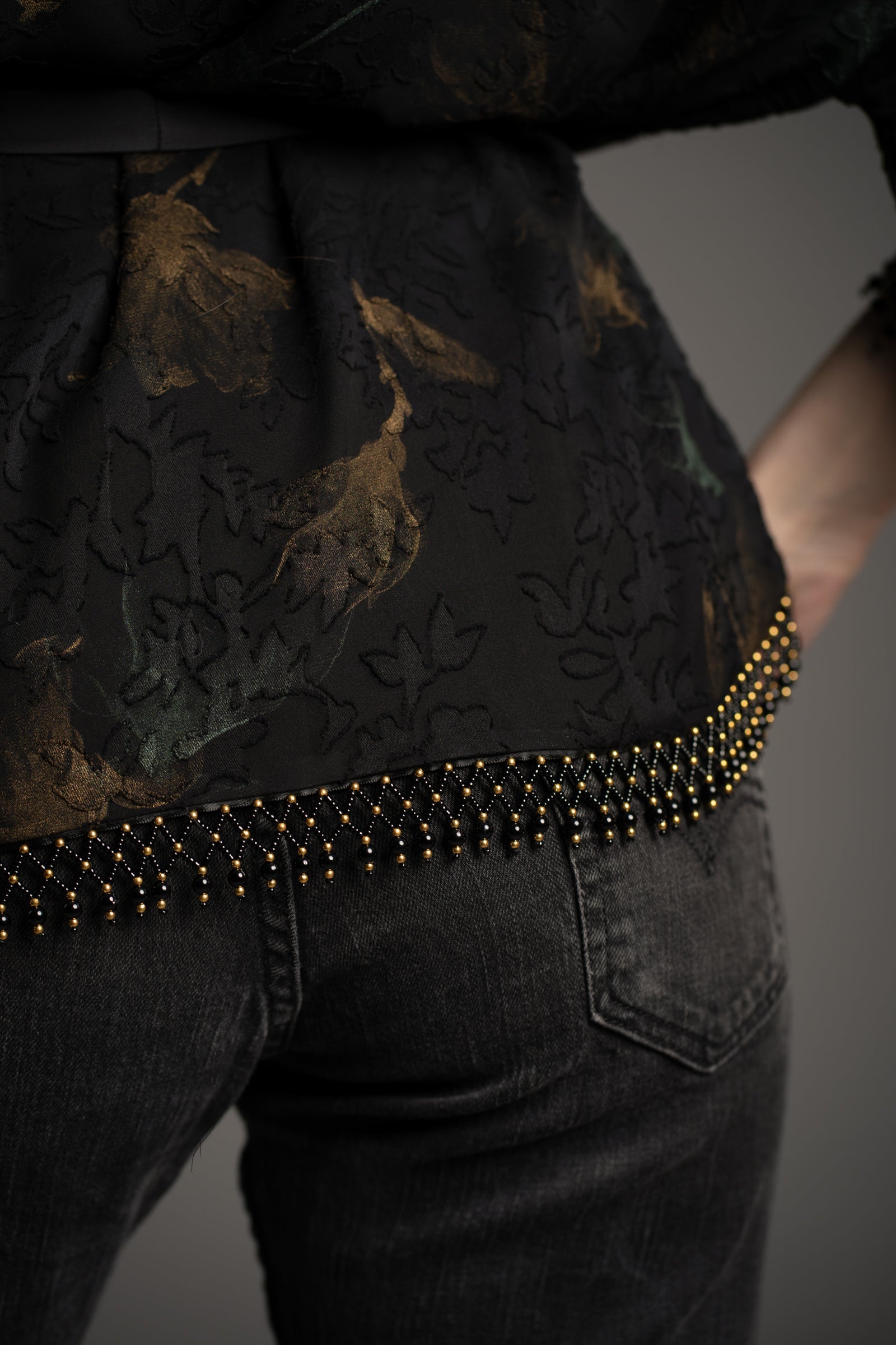 Ophelia Beaded Chiffon Kimono