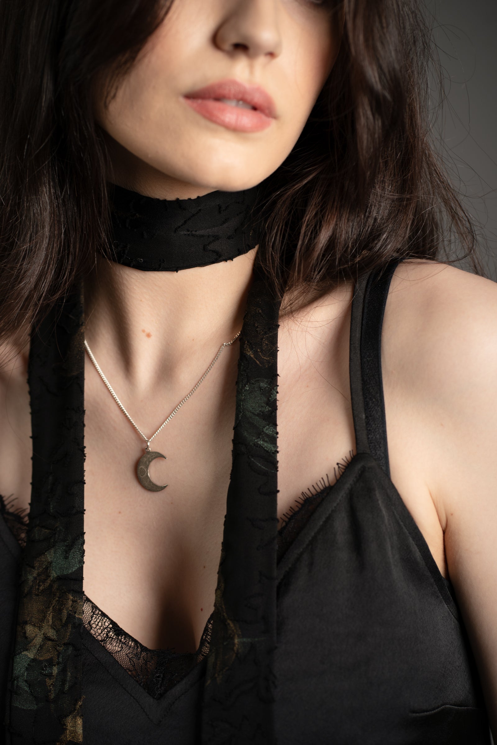 Ophelia Beaded Chiffon Scarf