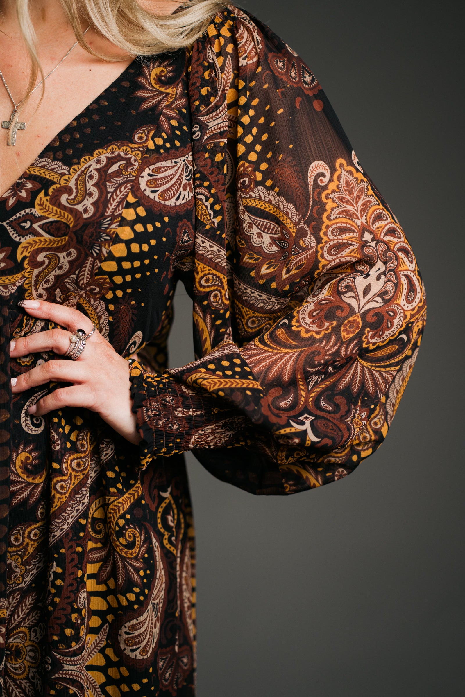 Peacekeeper Paisley Midi Dress