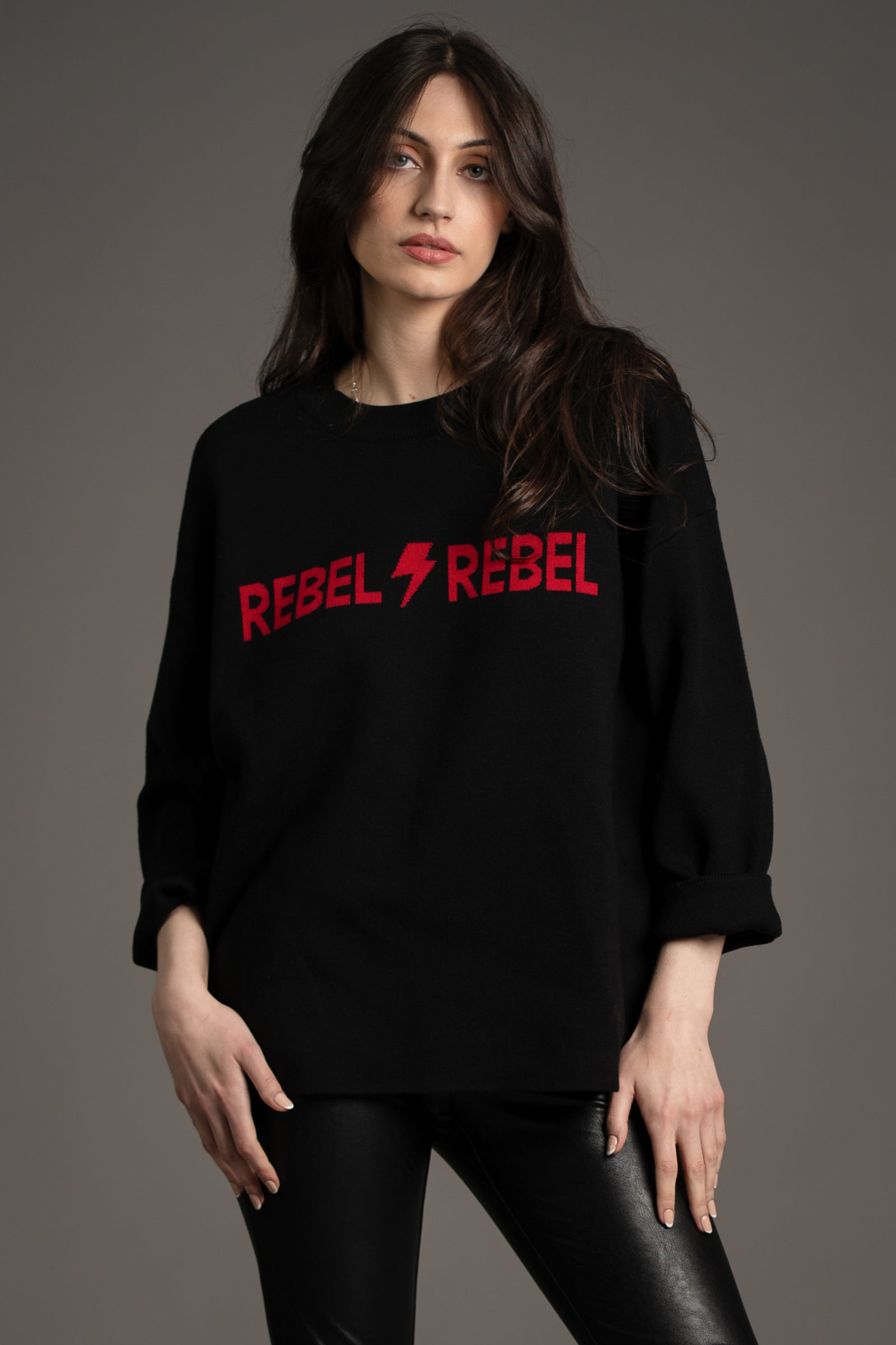 Rebel Rebel Red Knit Jumper