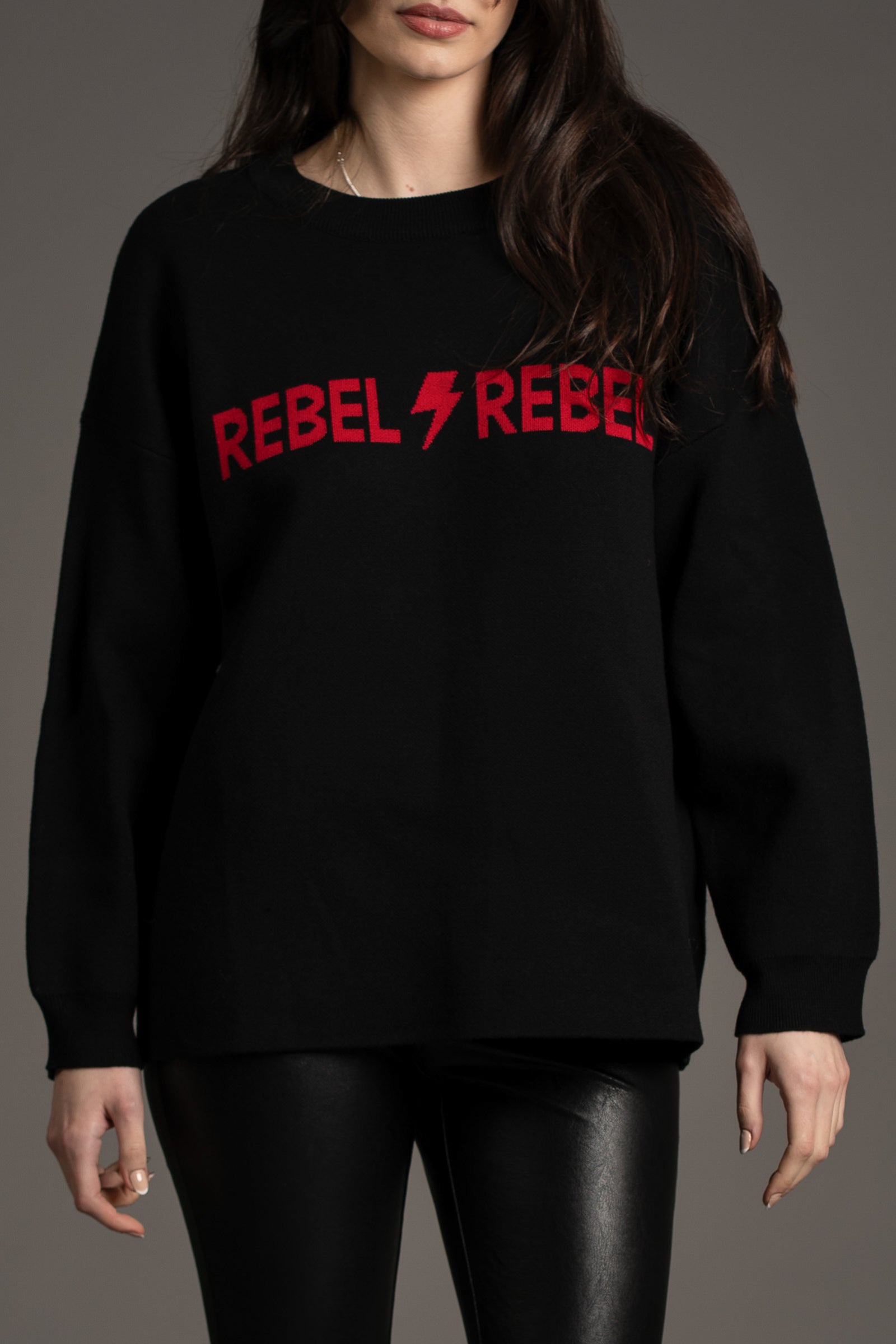 Rebel Rebel Red Knit Jumper