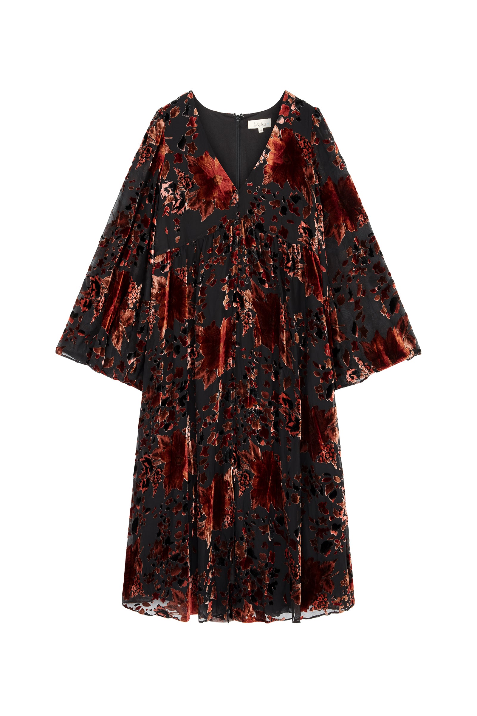 Rooms on Fire Devore Midi Dress