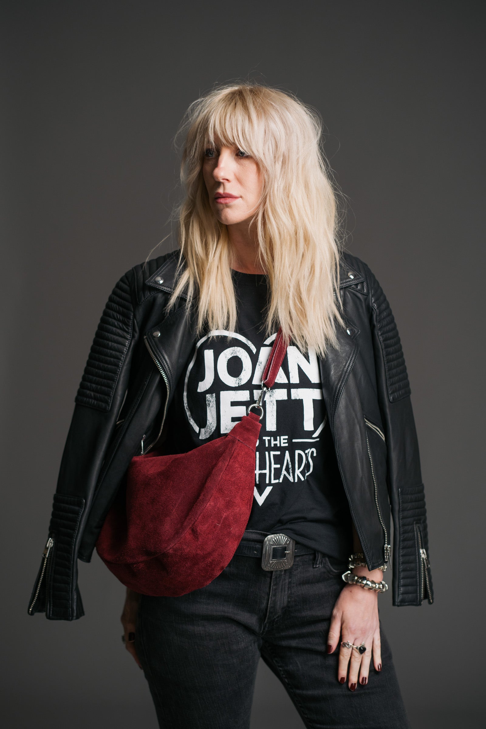 Sienna Oxblood Genuine Suede Sling Bag