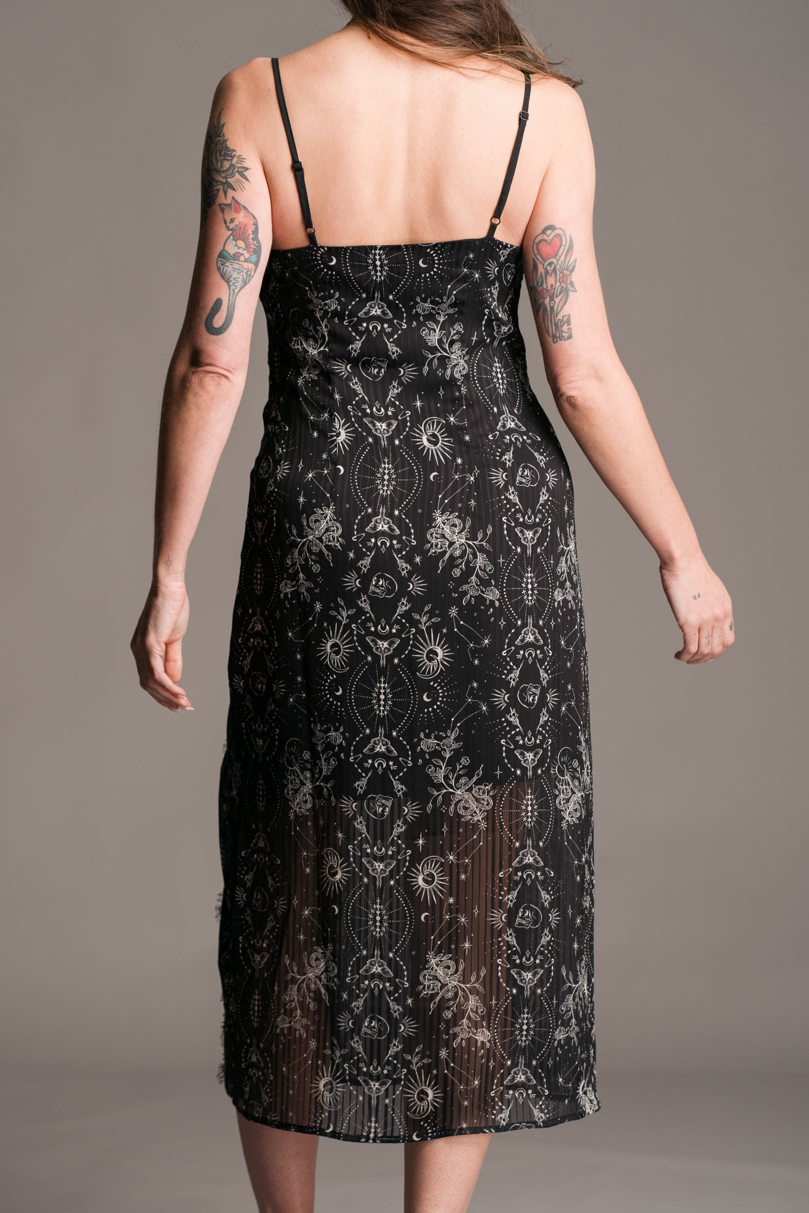 Little Lies Tattoo Slip Dress