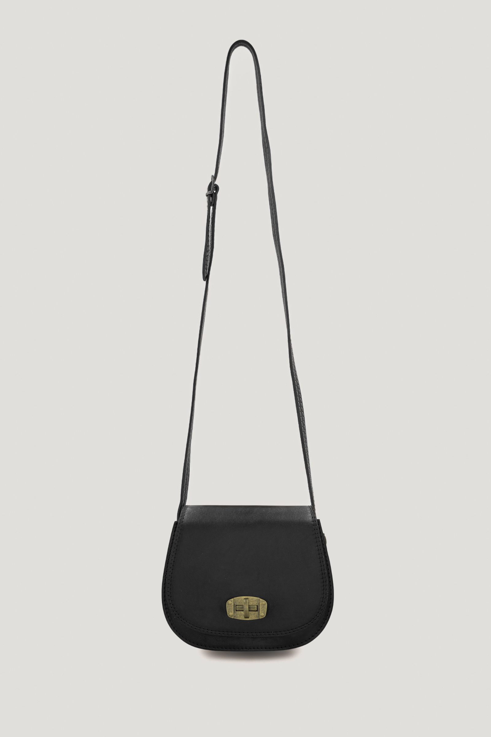 Joni Genuine Leather Saddle Bag