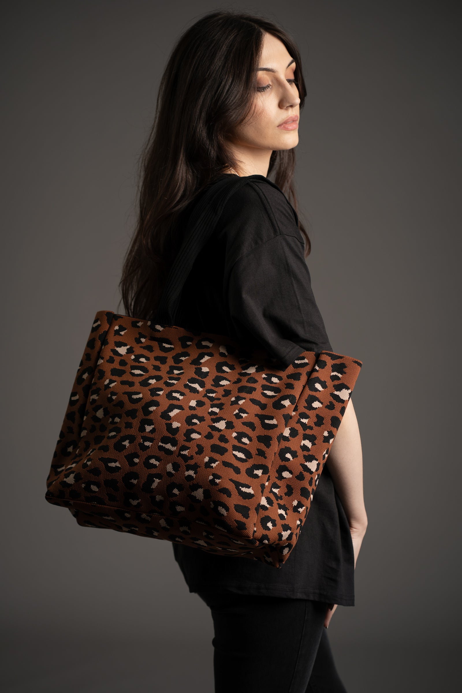 Wild Nights Leopard Shopper