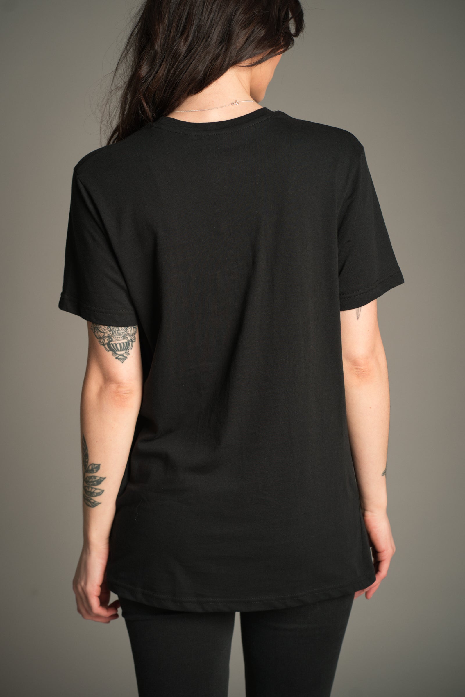 Alanis Morissette band tee back view relaxed fit