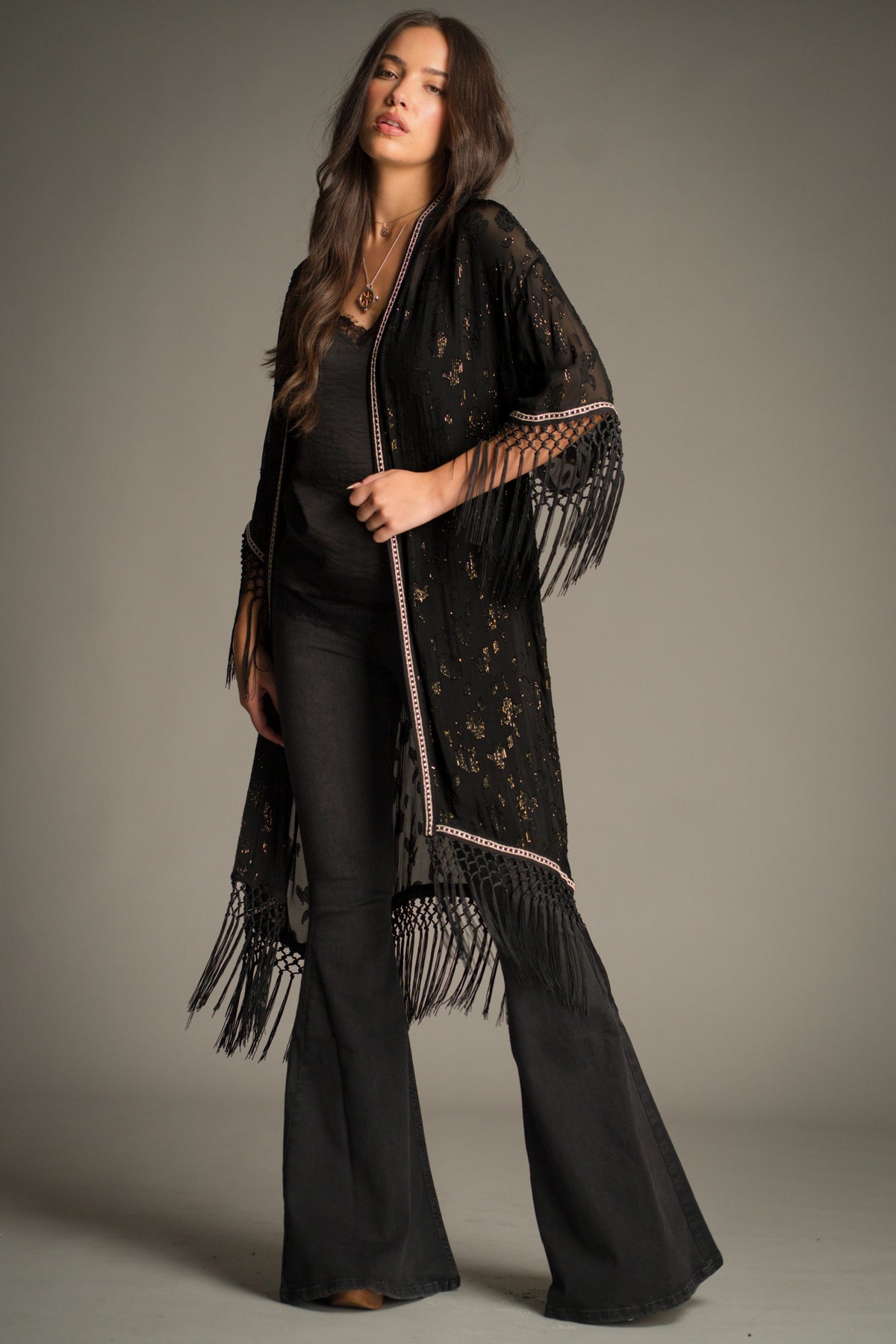Electric Lady Studded Kimono
