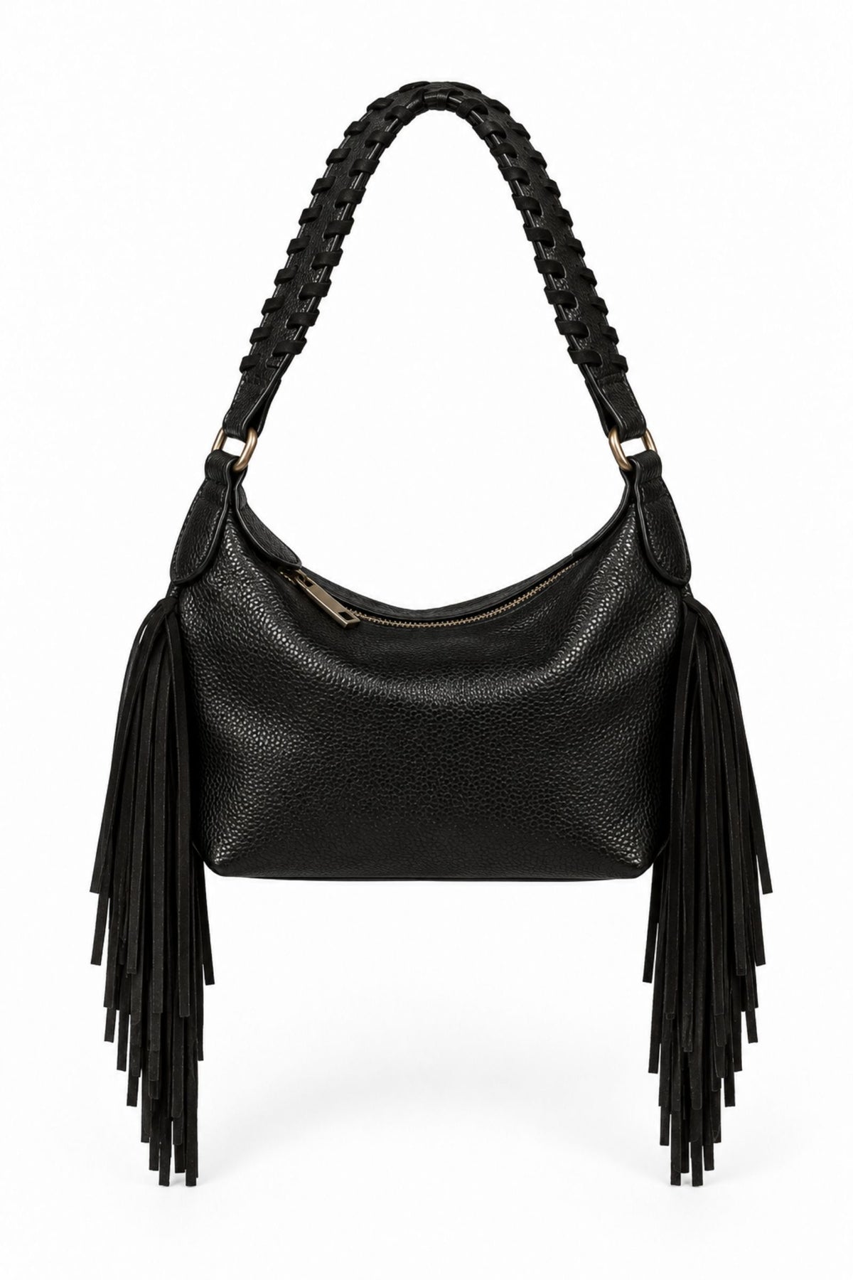 Harley Black Fringe Bag