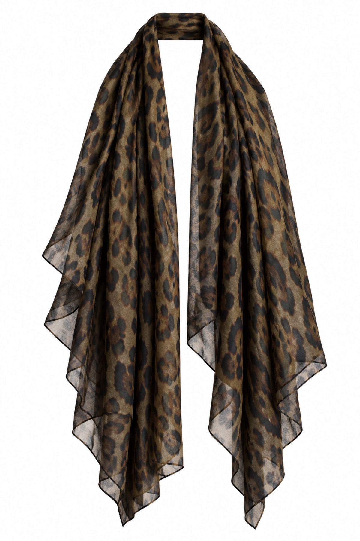 Mary-Kate Leopard Scarf