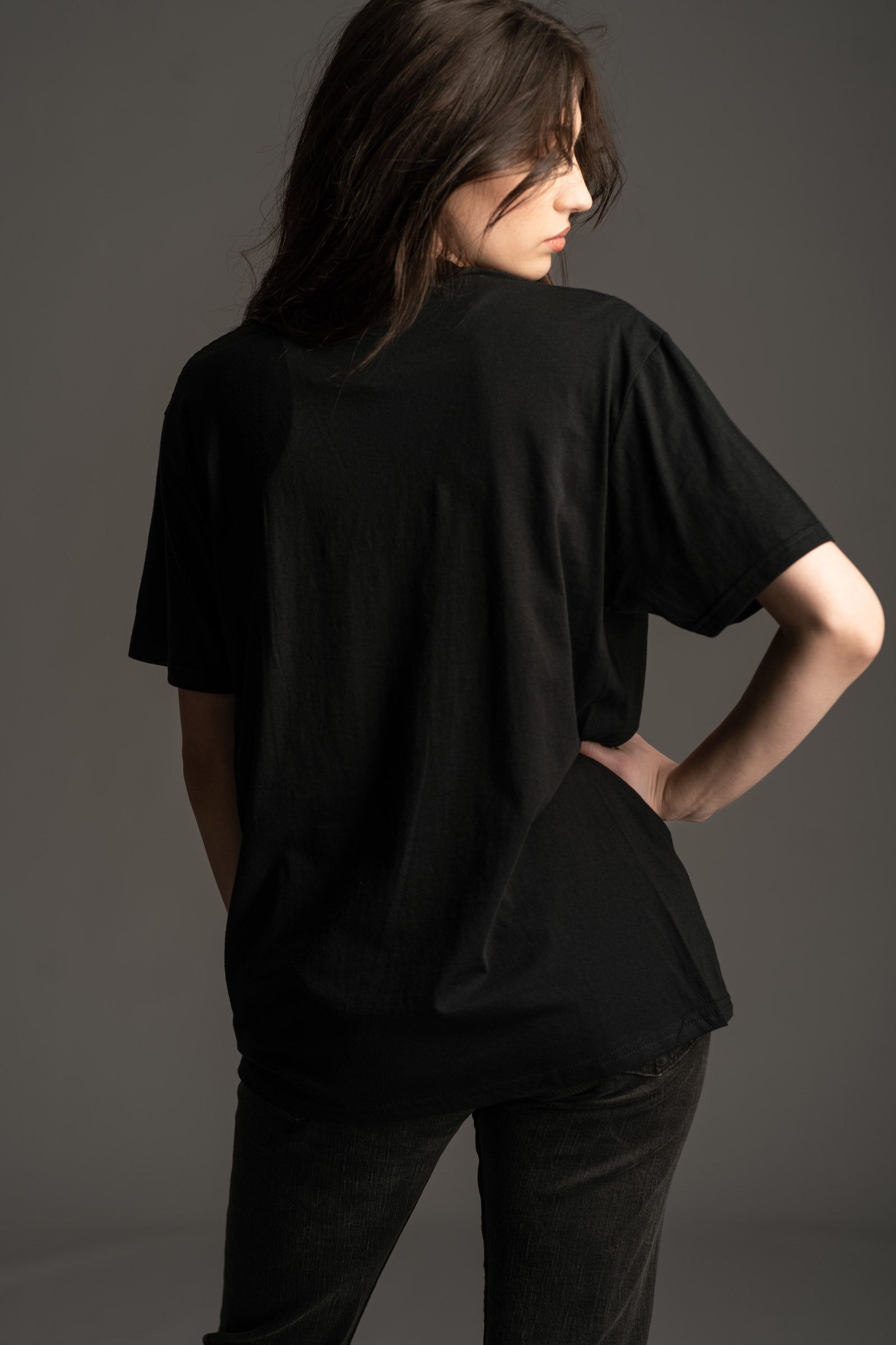 Back view of Nirvana Come As You Are Band Tee relaxed fit from Little Lies