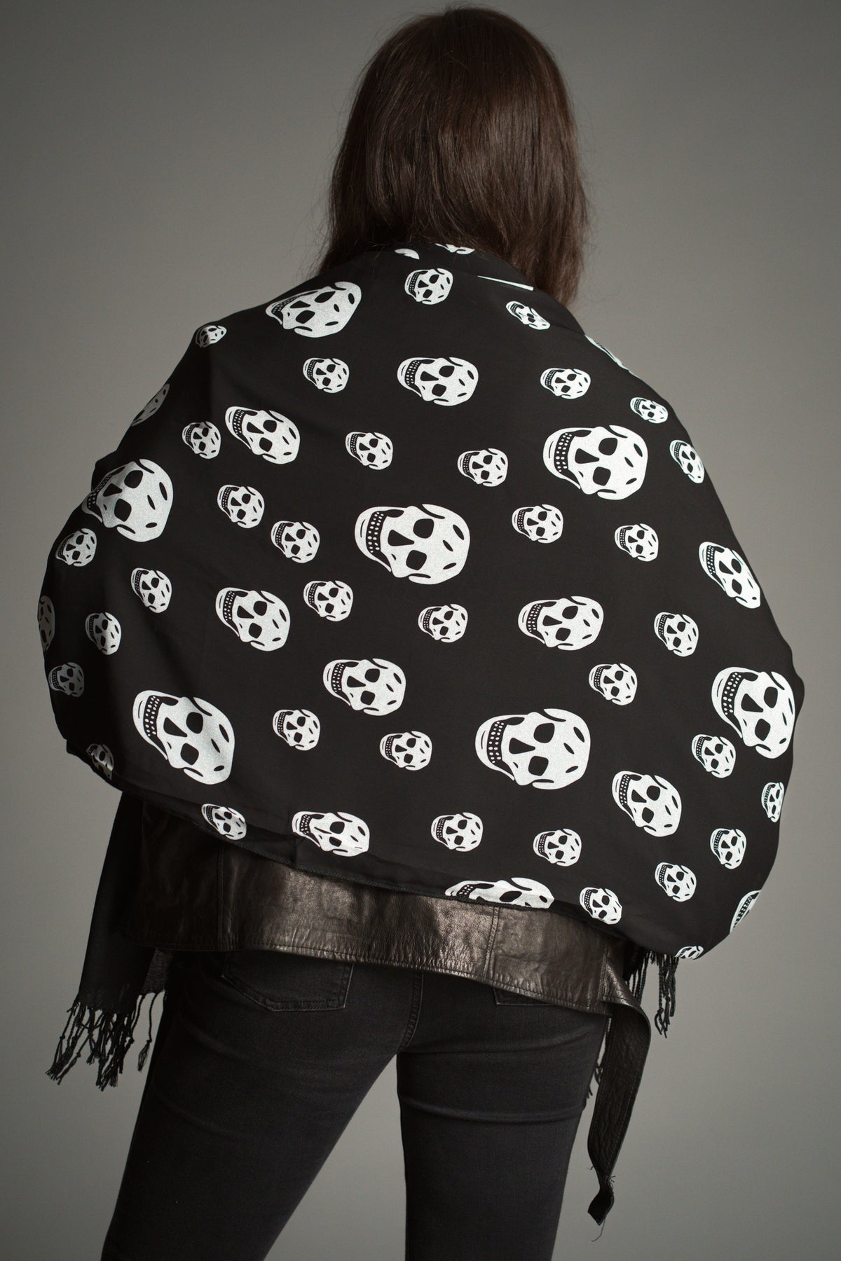 Double Layered Skull Scarf