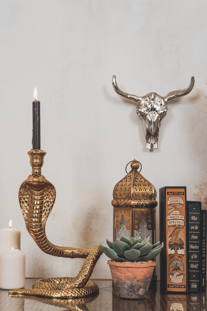 Metal Bison Skull Wall Decor - aluminium bison skull decor
