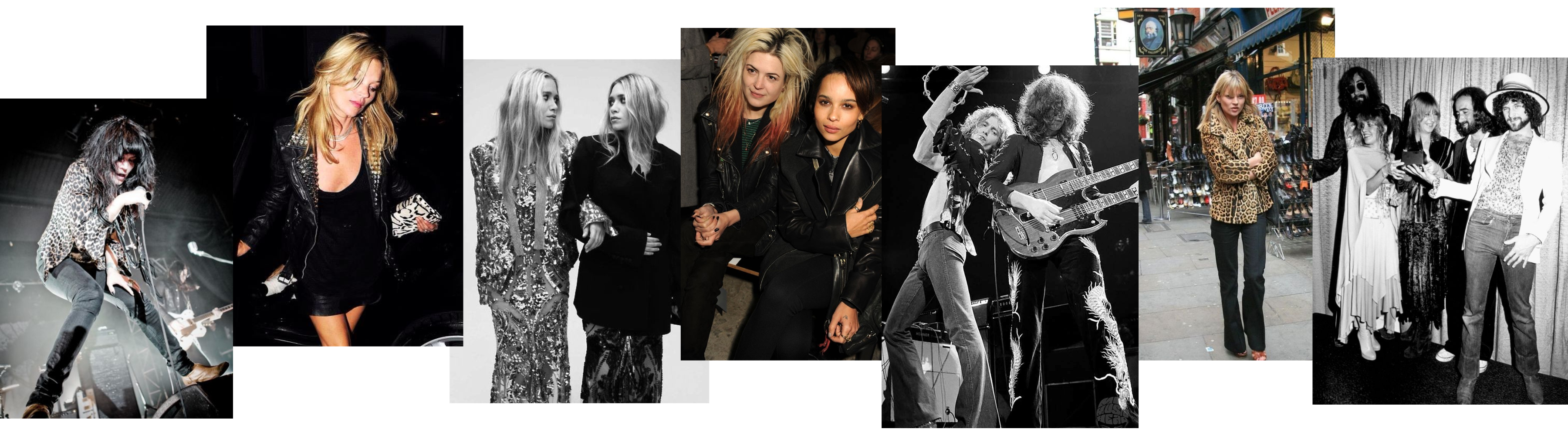 Collection icon inspo featuring Alison Mosshart, Olsen Twins, Kate Moss, Kravitz, Zeppelin, Fleetwood Mac