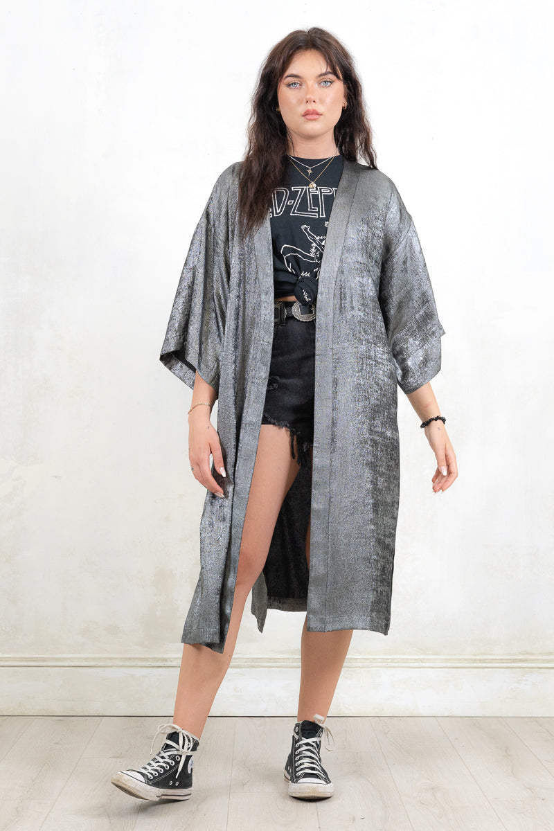 Moonshiner Metallic Kimono