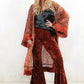 Heartbreaker Rust Devore Kimono