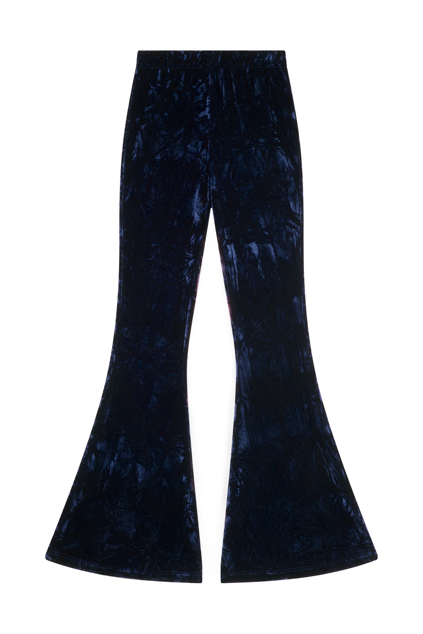 Hendrix Midnight Crushed Velvet Flares